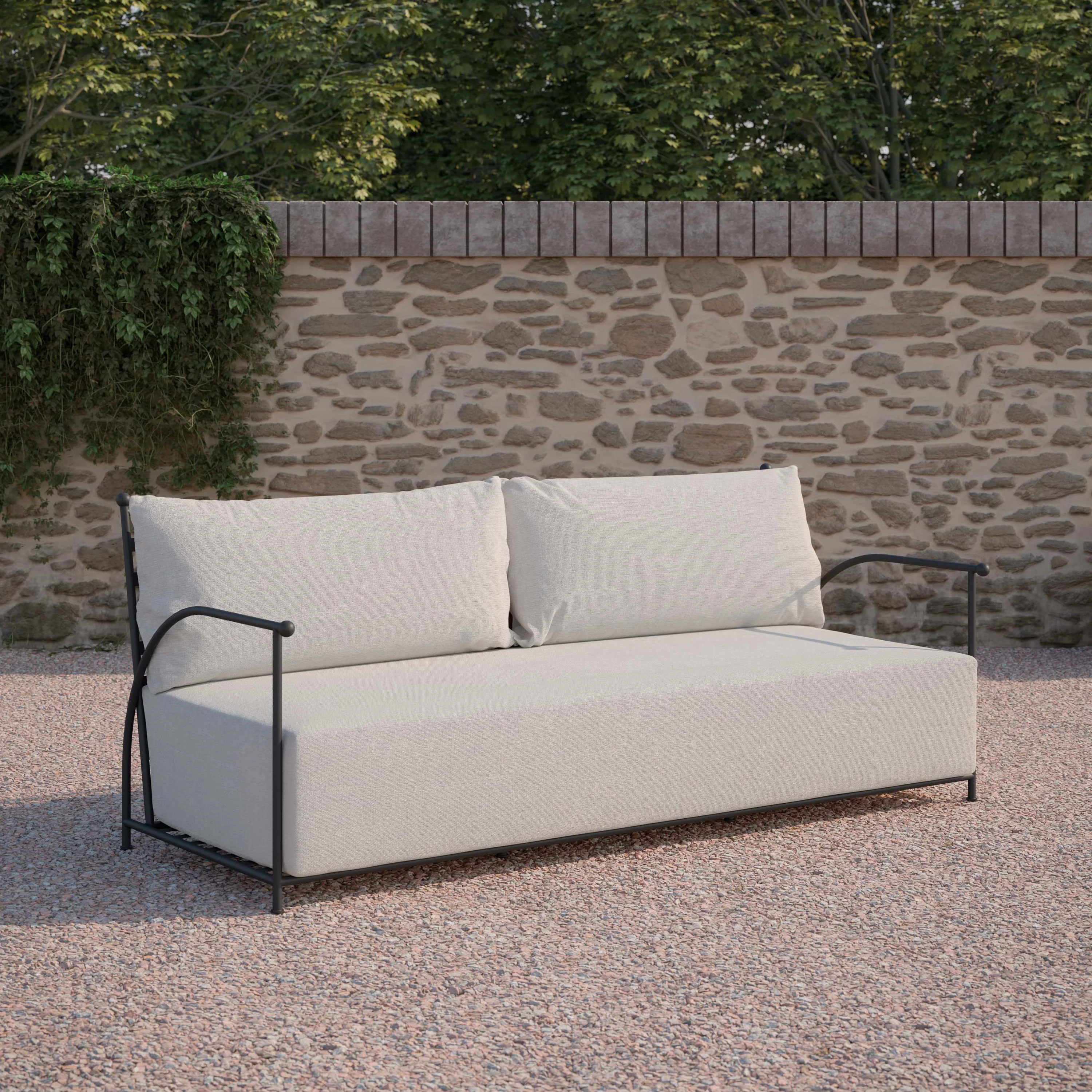 Athens High Back 3 Seat Outdoor Sofa - Image 6