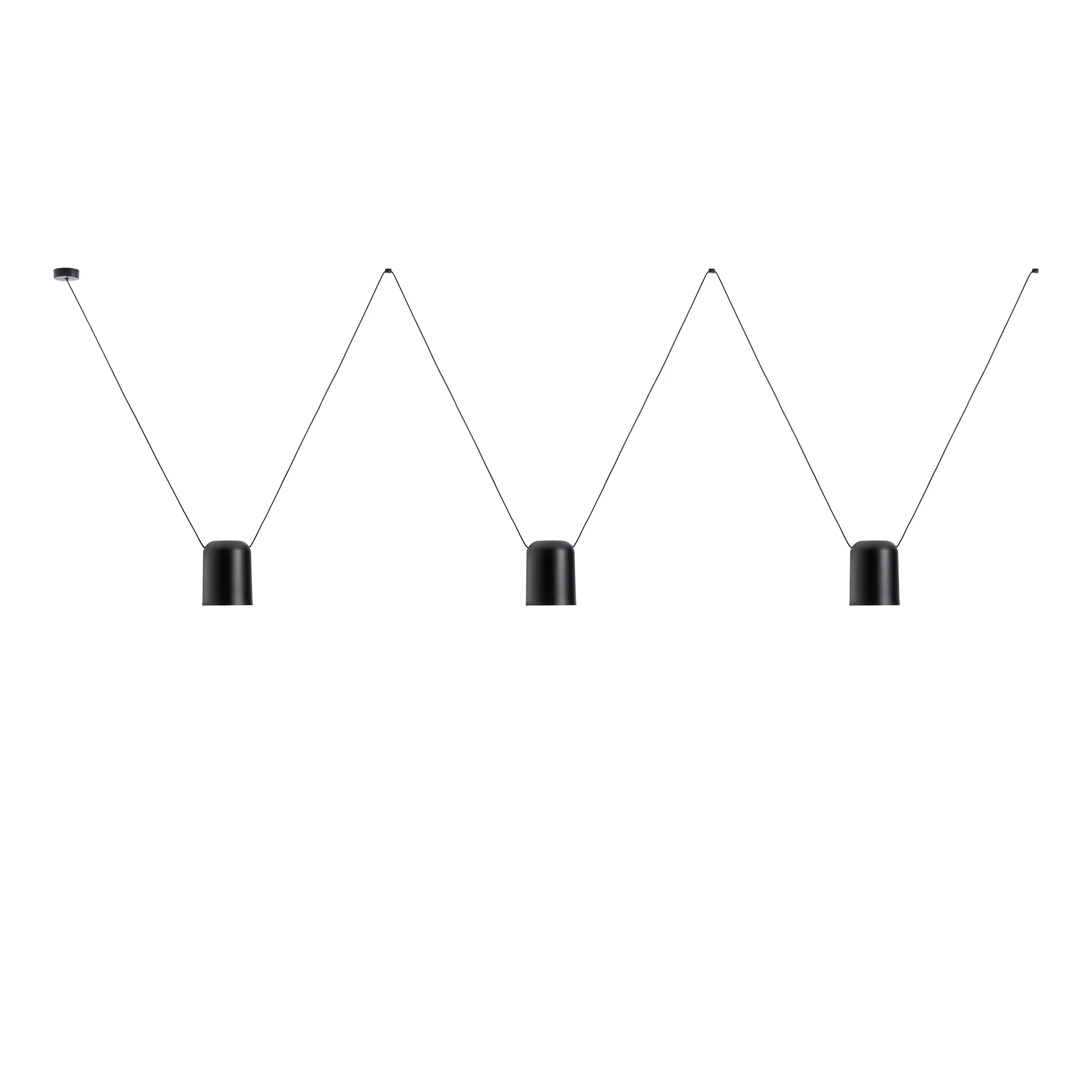 Attic Lateral Multi-Cylindrical Pendant Light - Image 5