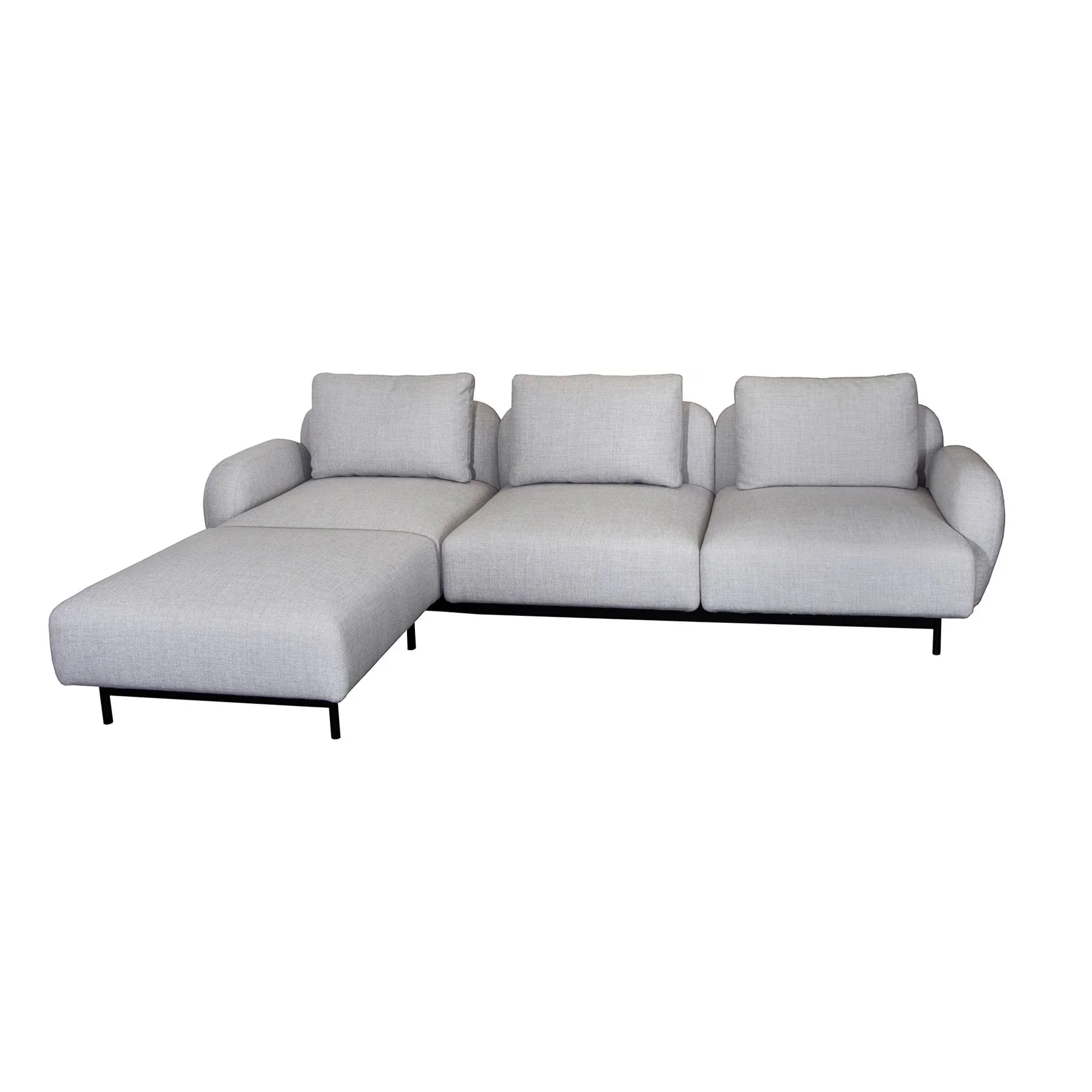 Aura 3-Seater Sofa & Chaise Lounge - Image 9