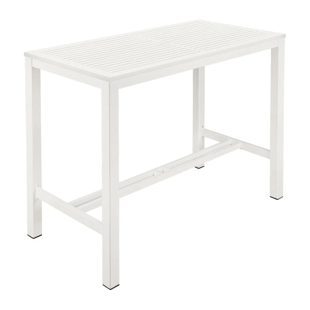 Aura Aluminum Pub High Outdoor Dining Table - Image 4