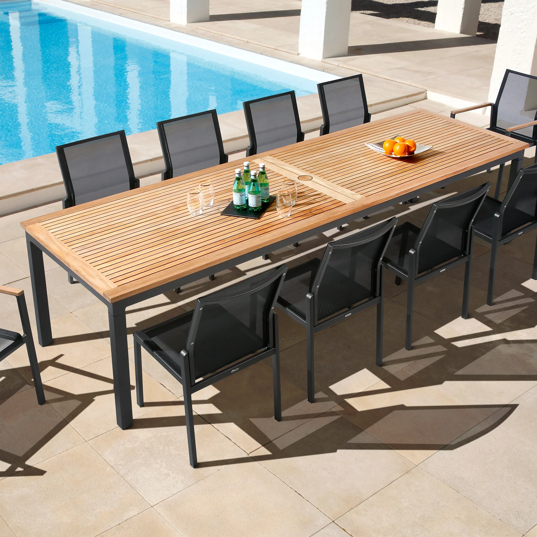 Aura Rectangular Outdoor Dining Table - Image 13