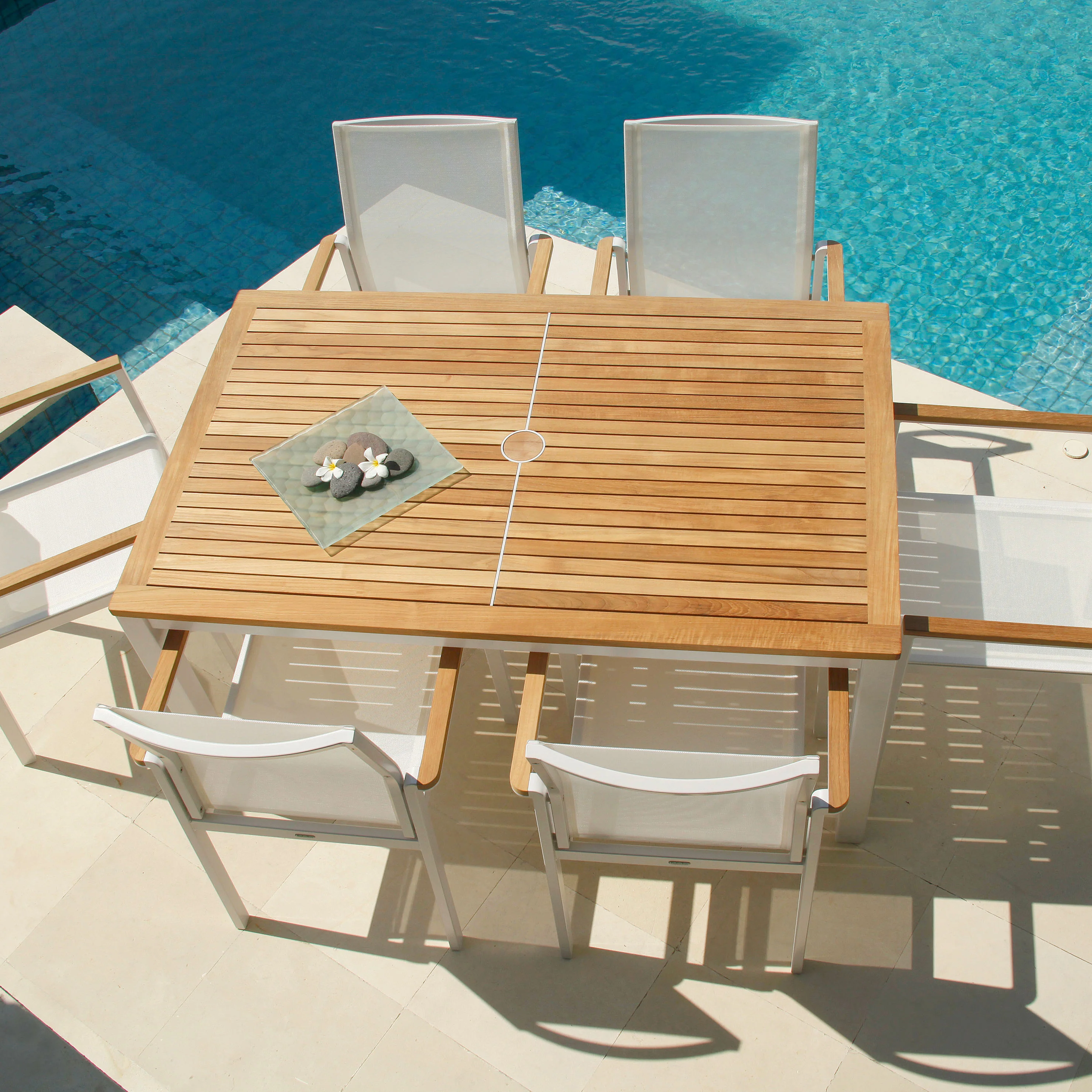 Aura Rectangular Outdoor Dining Table - Image 14
