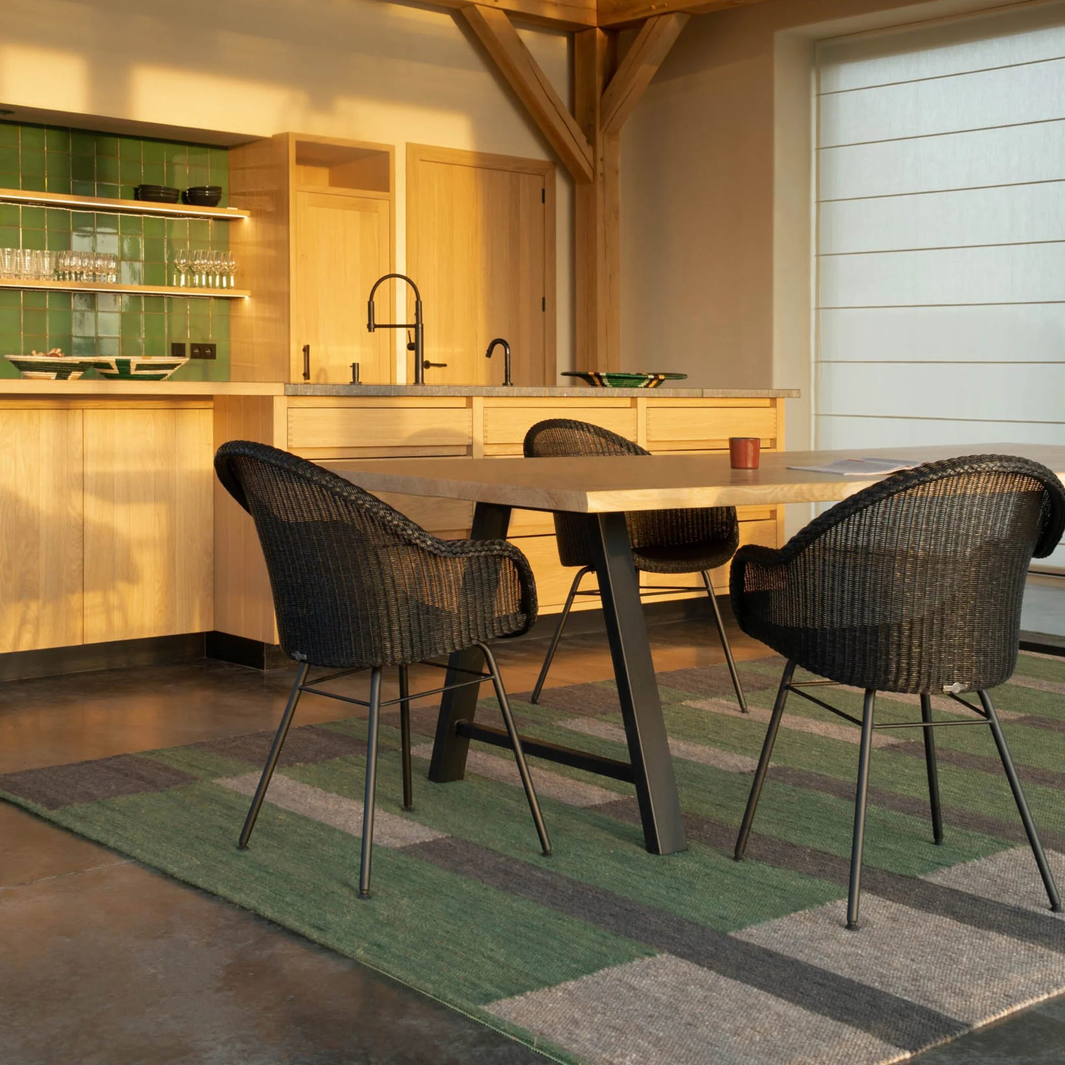 Avril Highback Dining Chair with Steel Base - Image 13