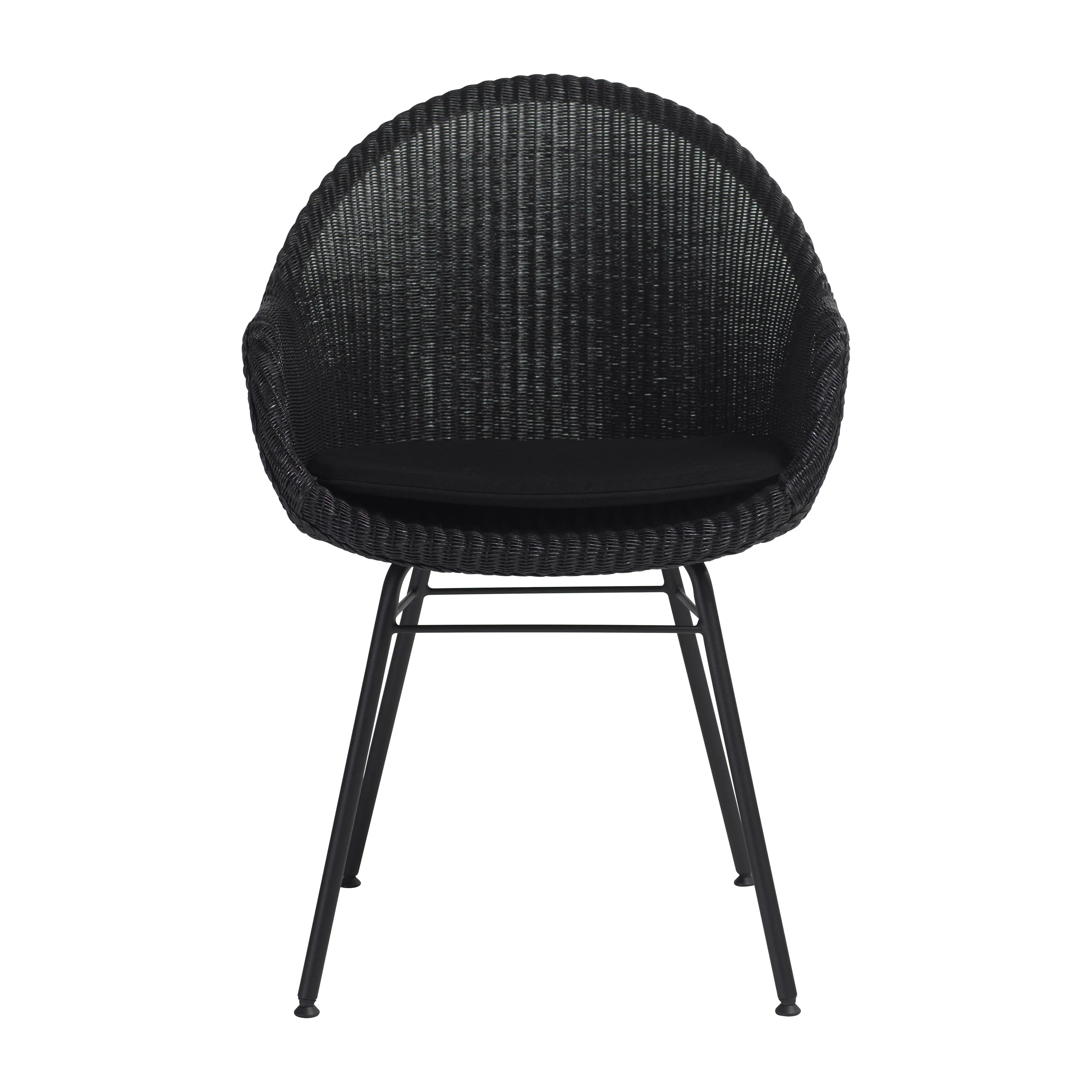 Avril Highback Dining Chair with Steel Base - Image 6