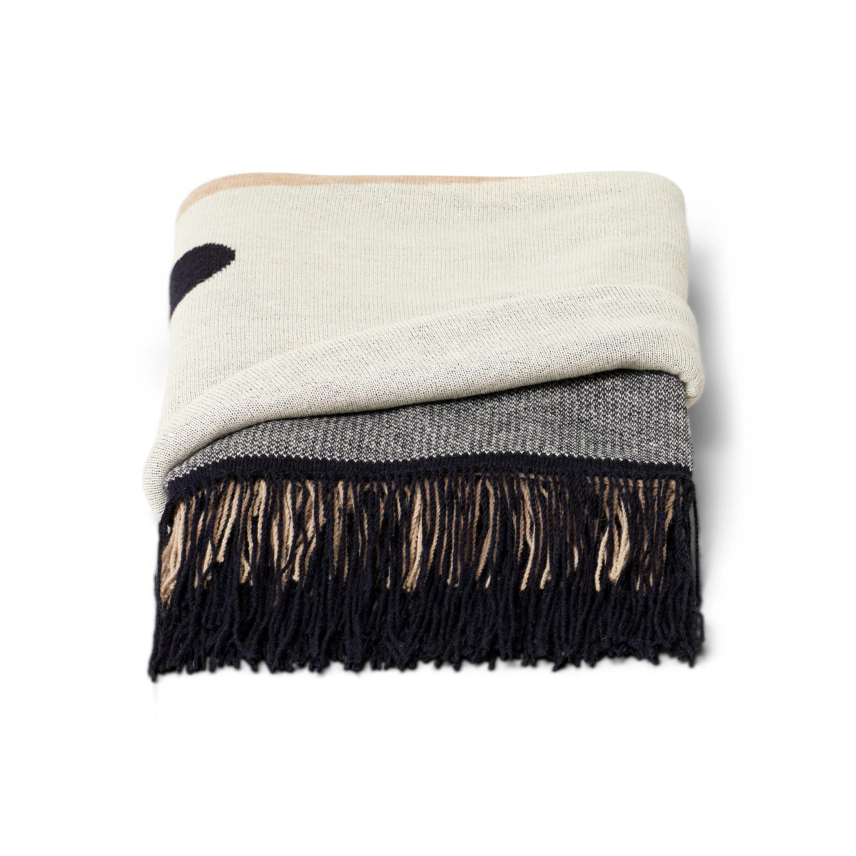 Aymara Cream Dot Throw Blanket - Image 3