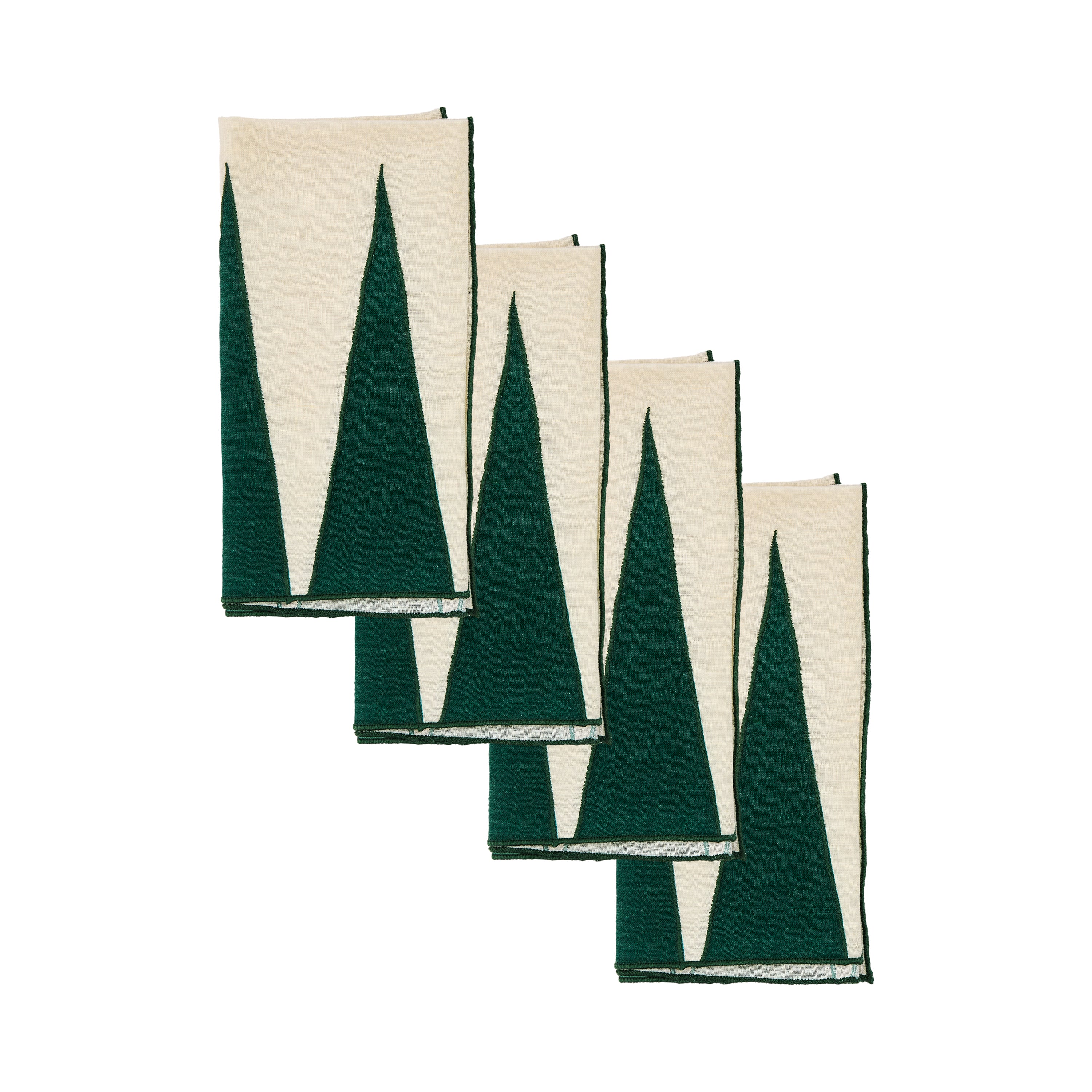 Backgammon Embroidered Linen Napkin (Set of 4) - Image 13