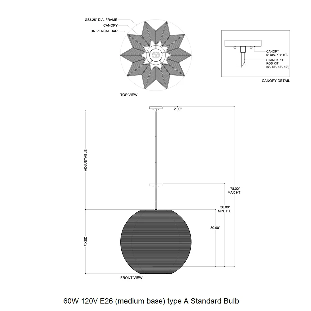 Barbary Fluted Outdoor Pendant Light - Image 10
