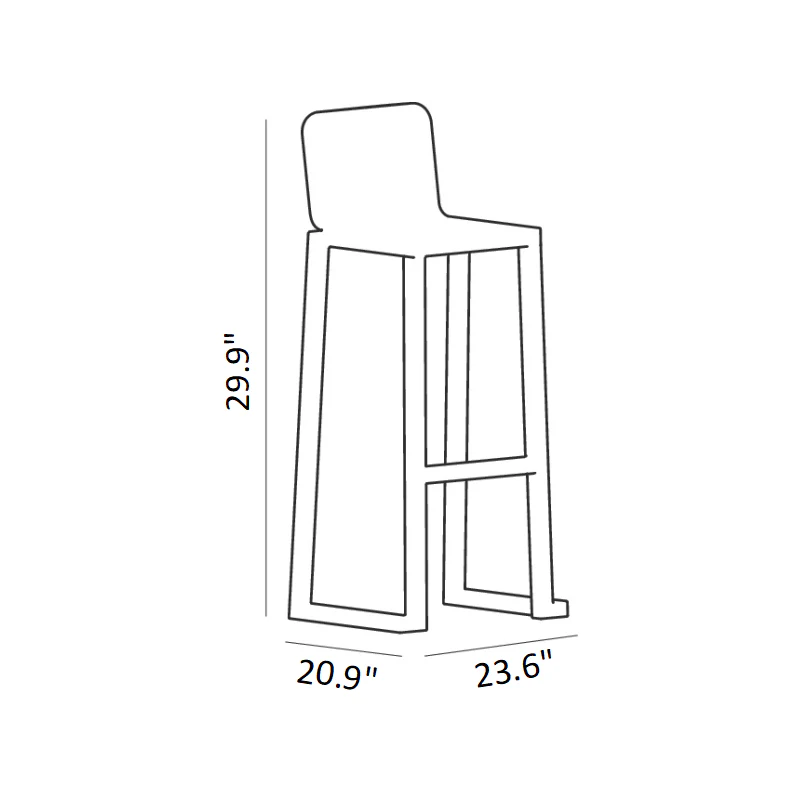 Barcino Outdoor Bar Stool (Set of 4) - Image 7