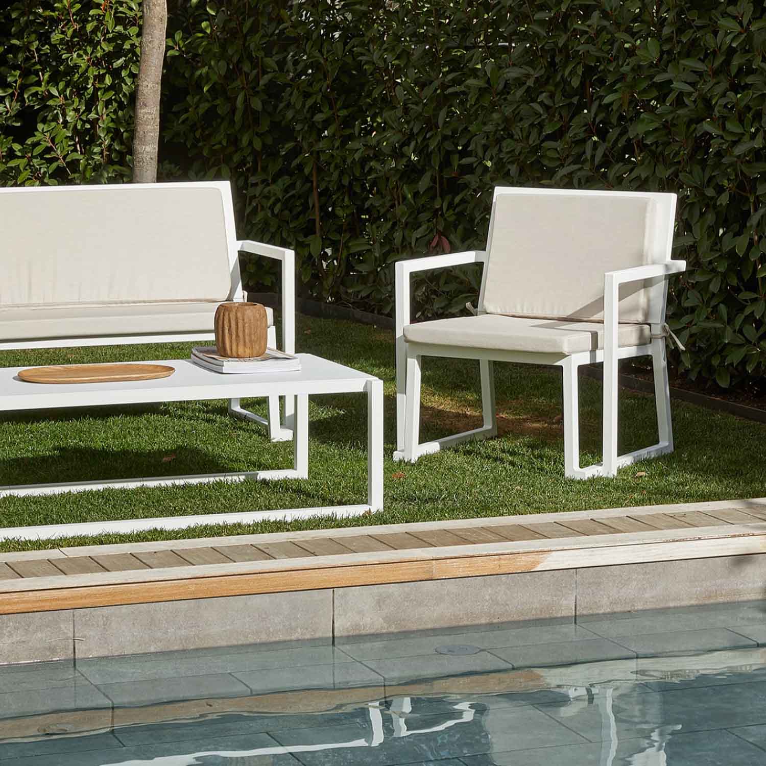 Barcino Stacking Outdoor Armchair - Image 5
