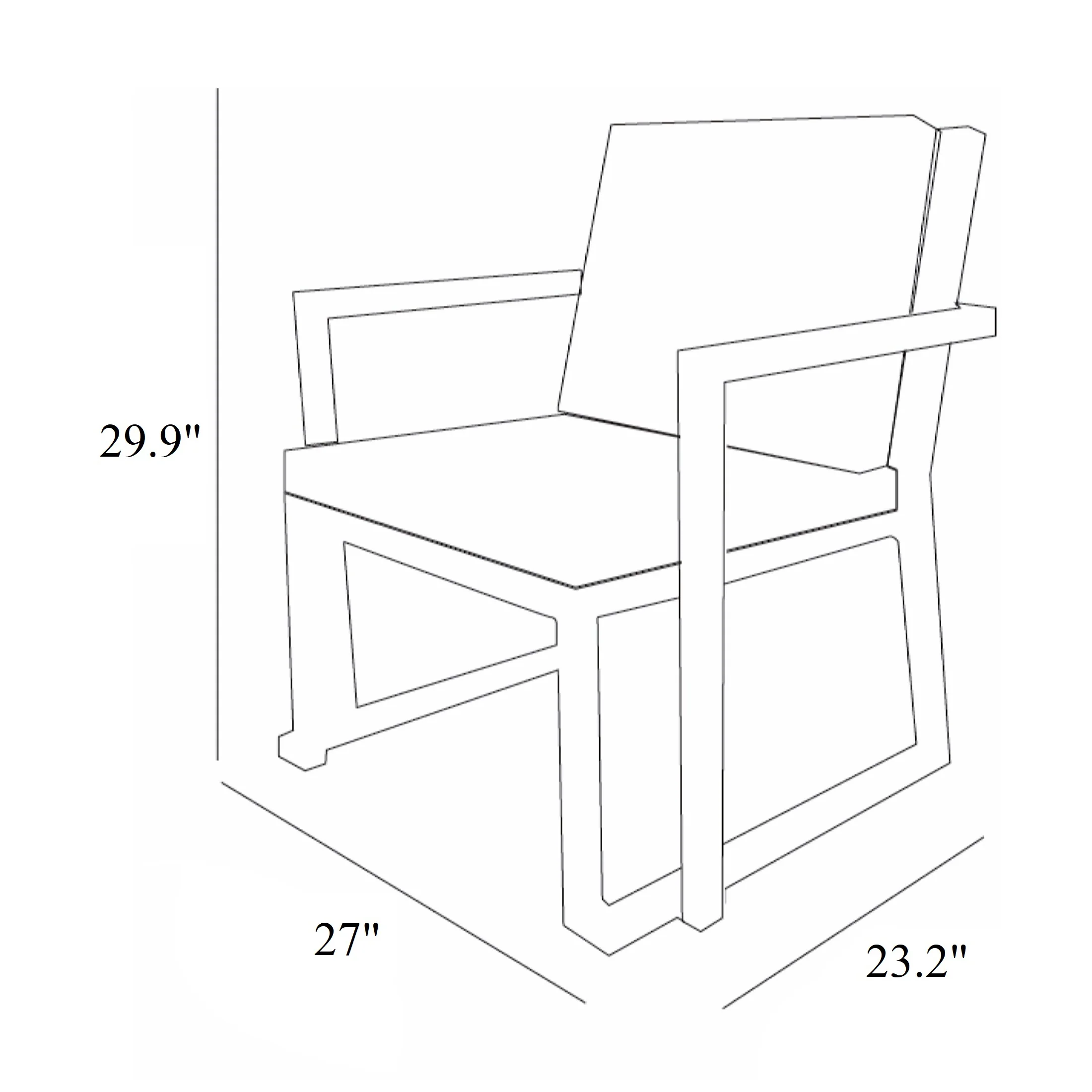 Barcino Stacking Outdoor Armchair - Image 7
