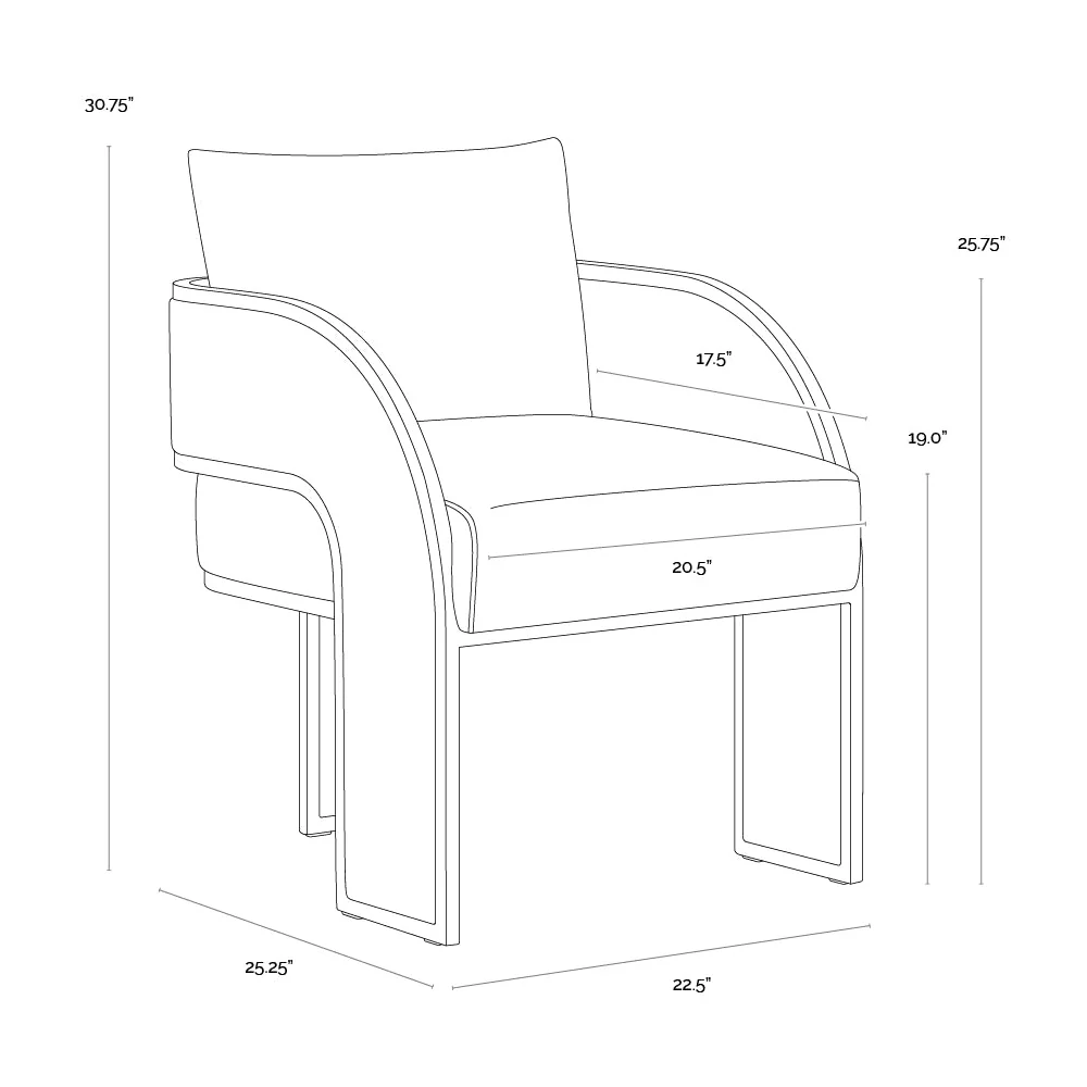 Baz Dining Armchair - Image 10