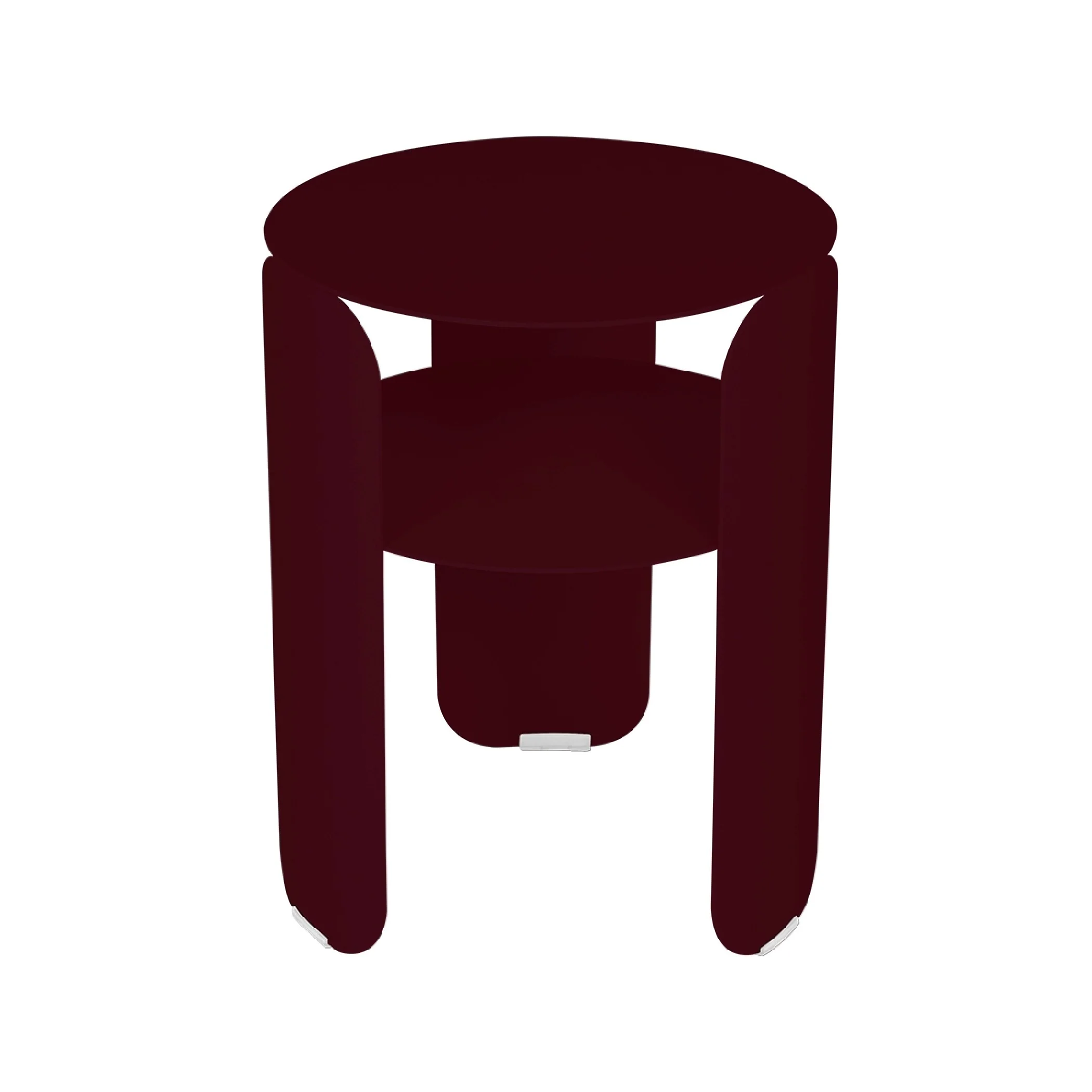 Bebop Outdoor Side Table with Shelf - Image 2