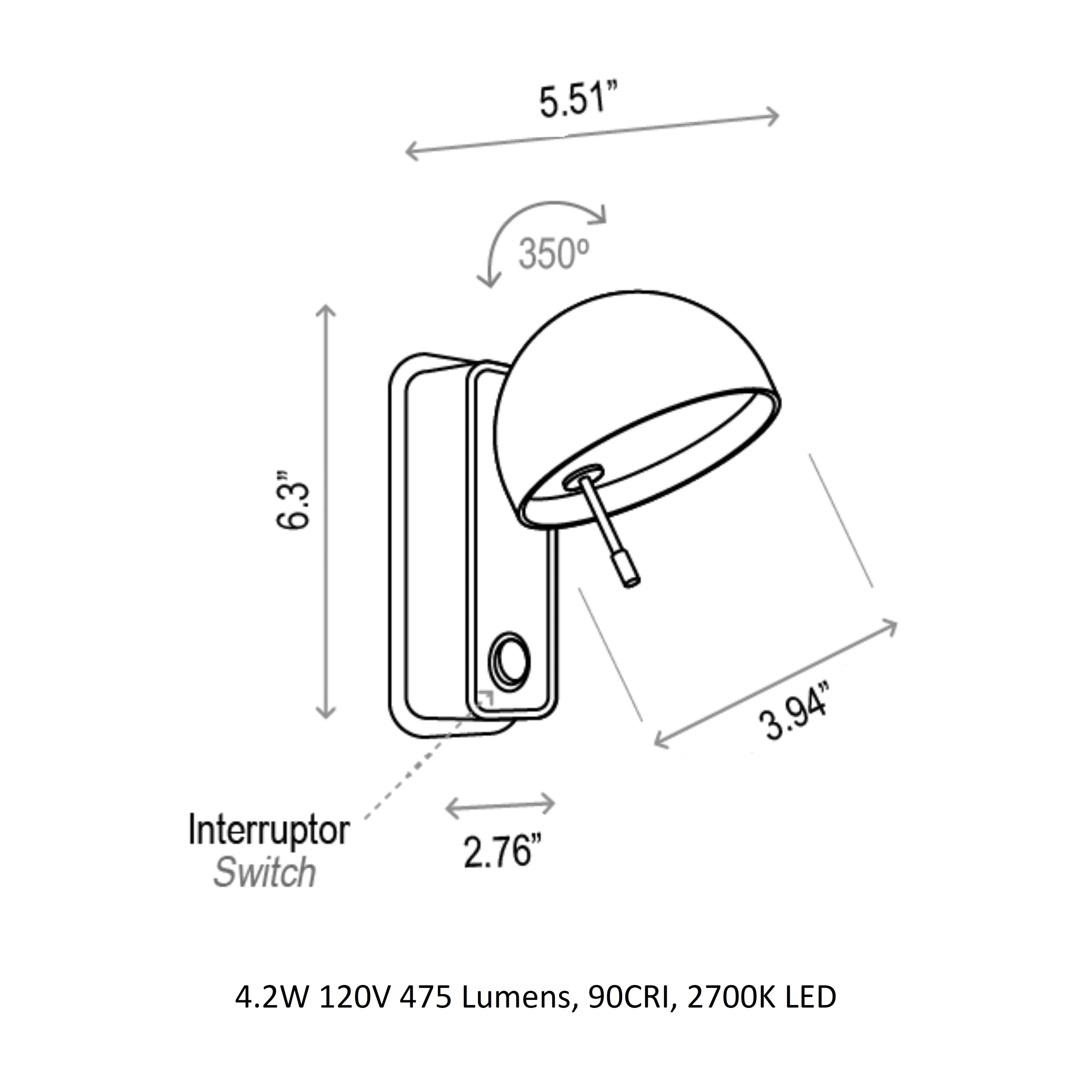 Beddy A/01 Wall Light - Image 4