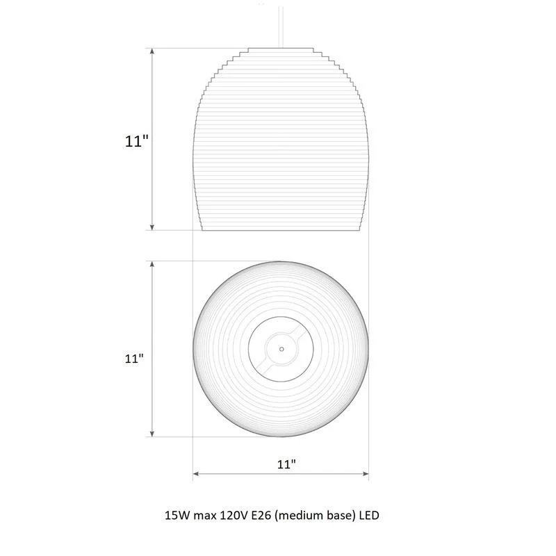 Bell Scraplight Pendant Light - Image 16