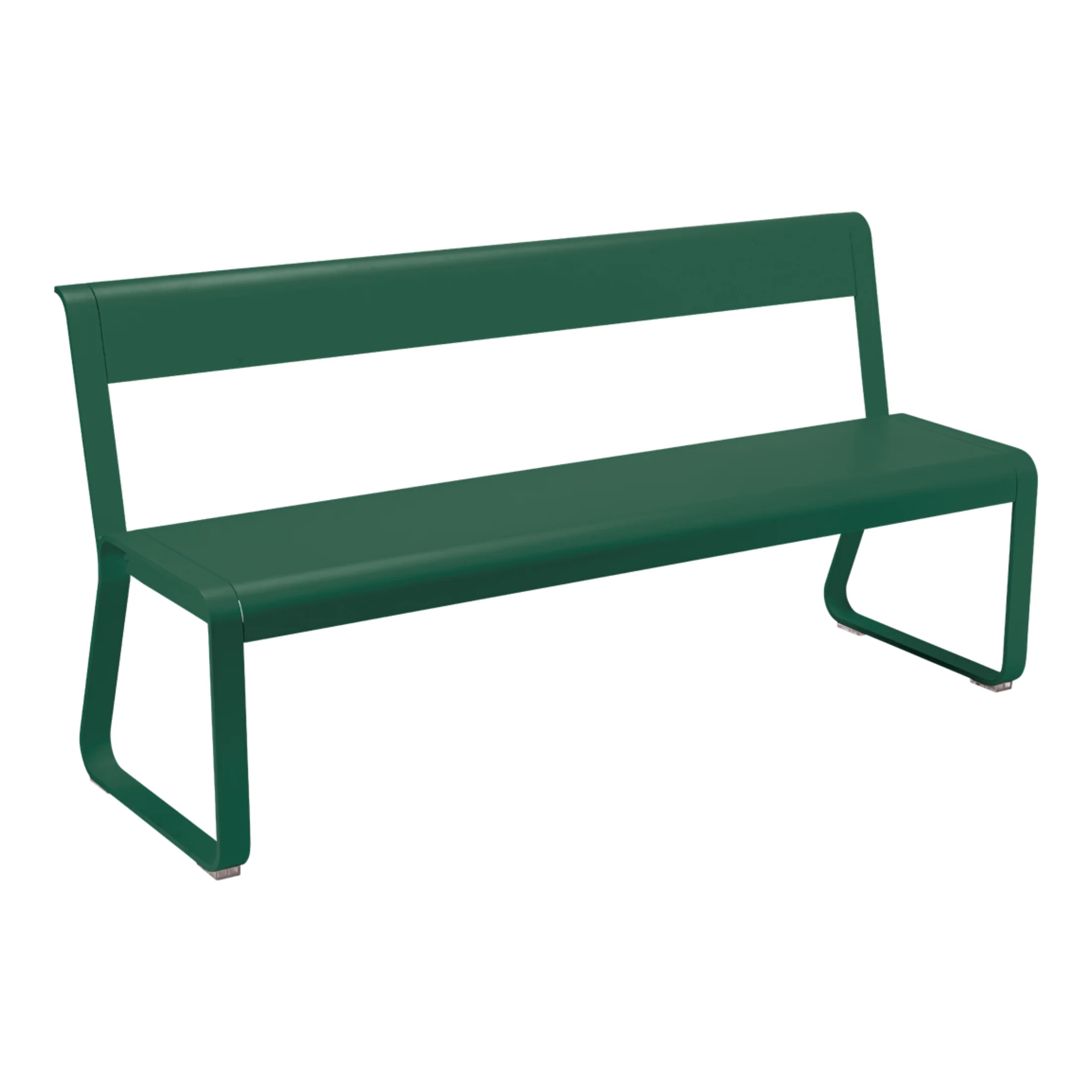 Bellevie Outdoor Bench with Back - Image 12