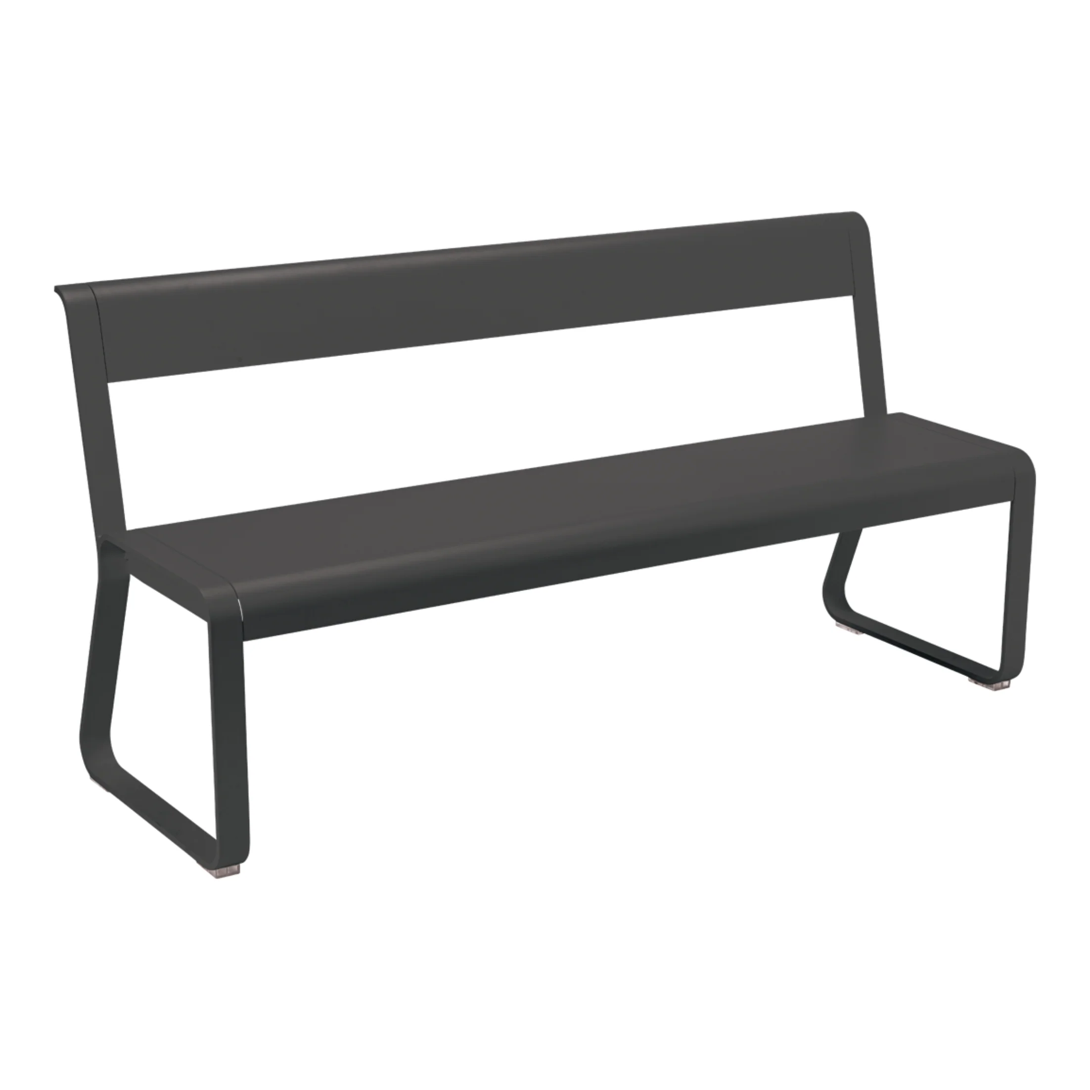 Bellevie Outdoor Bench with Back - Image 19