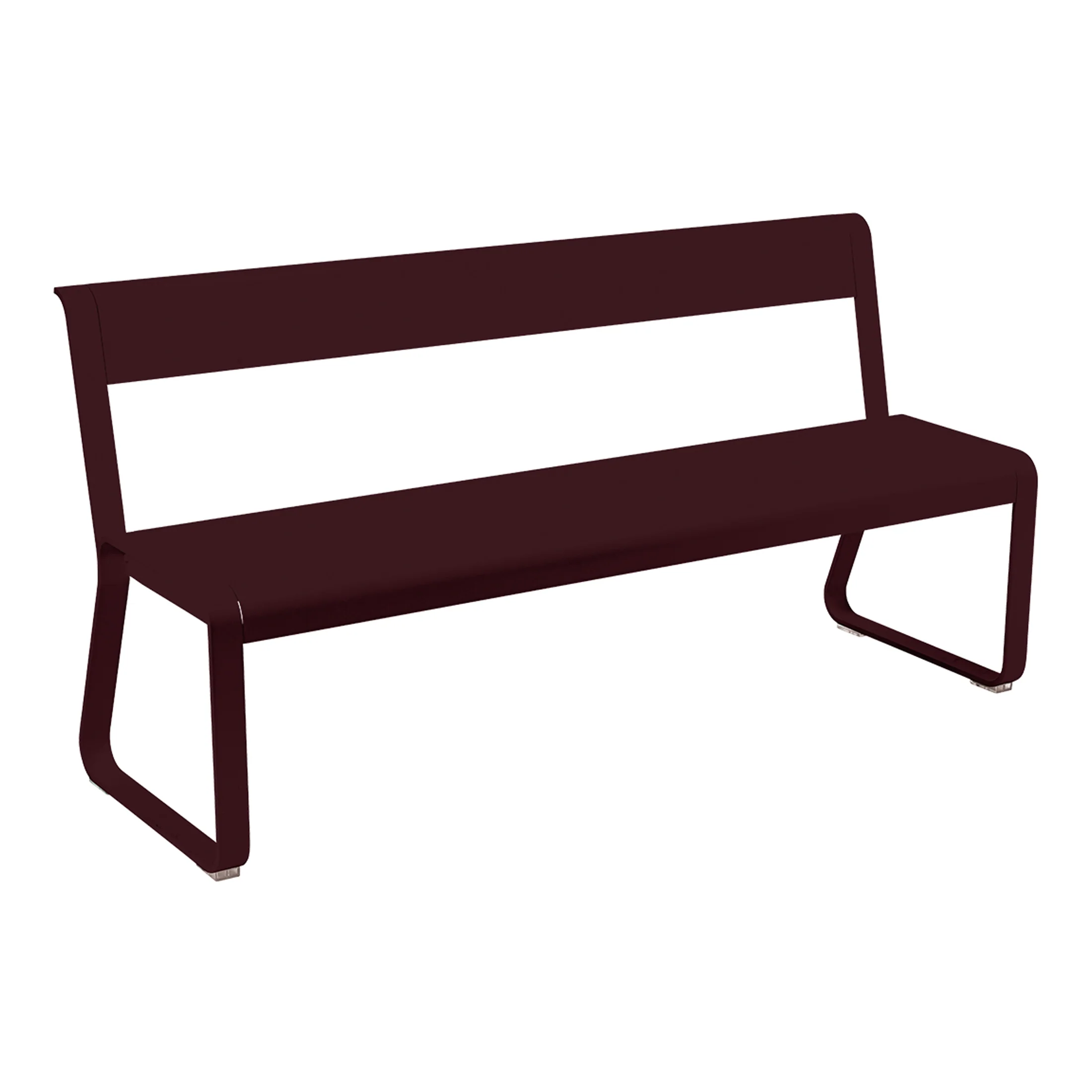 Bellevie Outdoor Bench with Back - Image 2