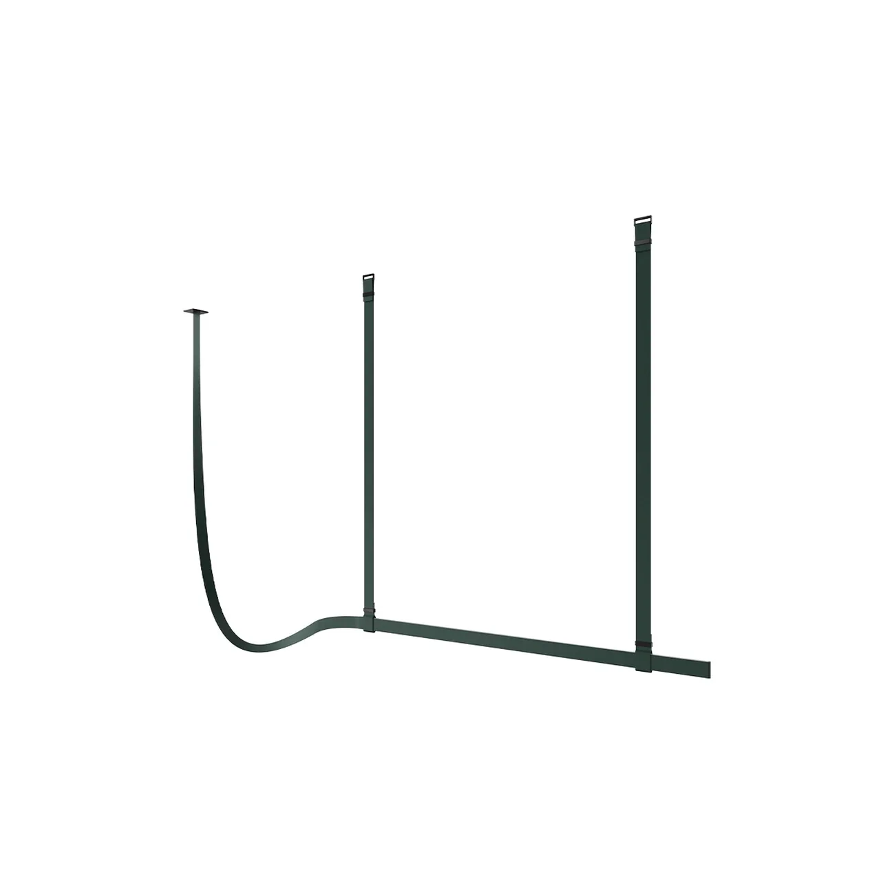 Belt Leather Wrapped Linear Pendant Light - Image 5