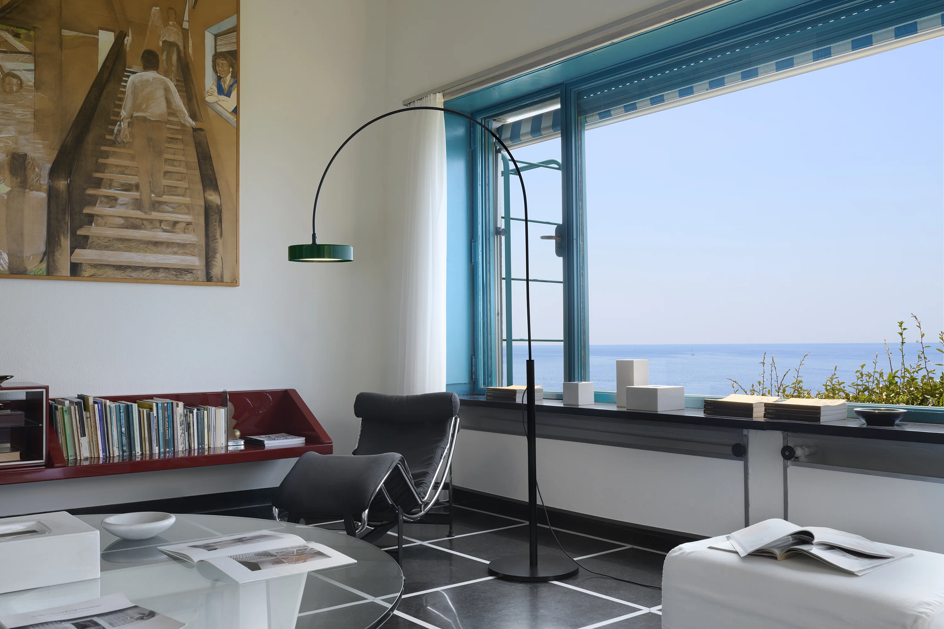 Berlin Outdoor Arched Floor Lamp - Image 6