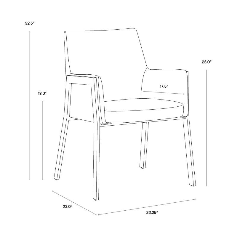 Bernadette Dining Armchair - Image 14