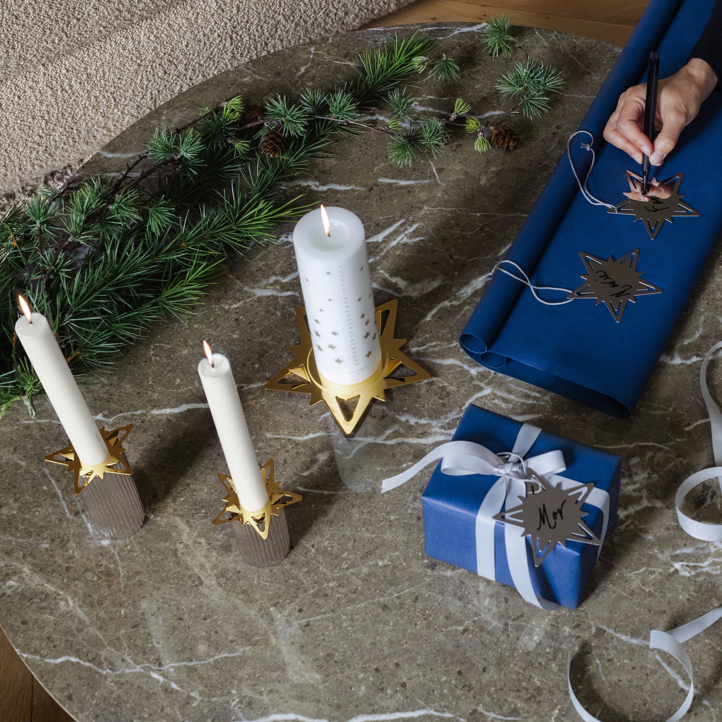 Bernadotte 3-Piece Tealight/Candleholder Set - Image 3