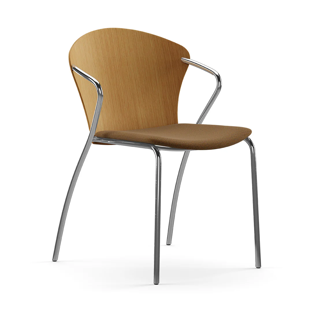 Bessi Seat Upholstered Dining Chair with Wood Back - Image 34