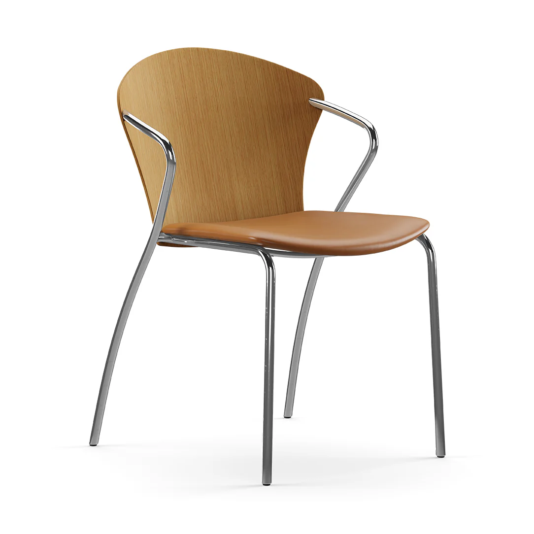 Bessi Seat Upholstered Dining Chair with Wood Back - Image 37