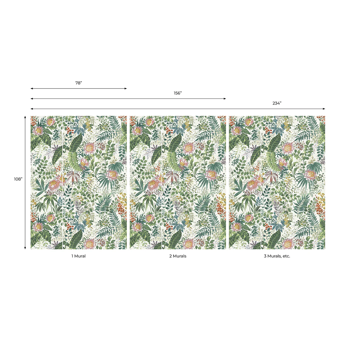 Beverly Floral Mural Wallpaper - Image 6