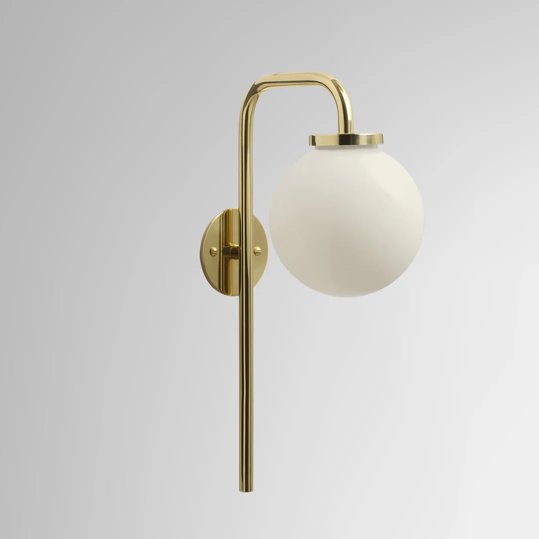 Big Bulb Opal Wall Sconce - Image 5