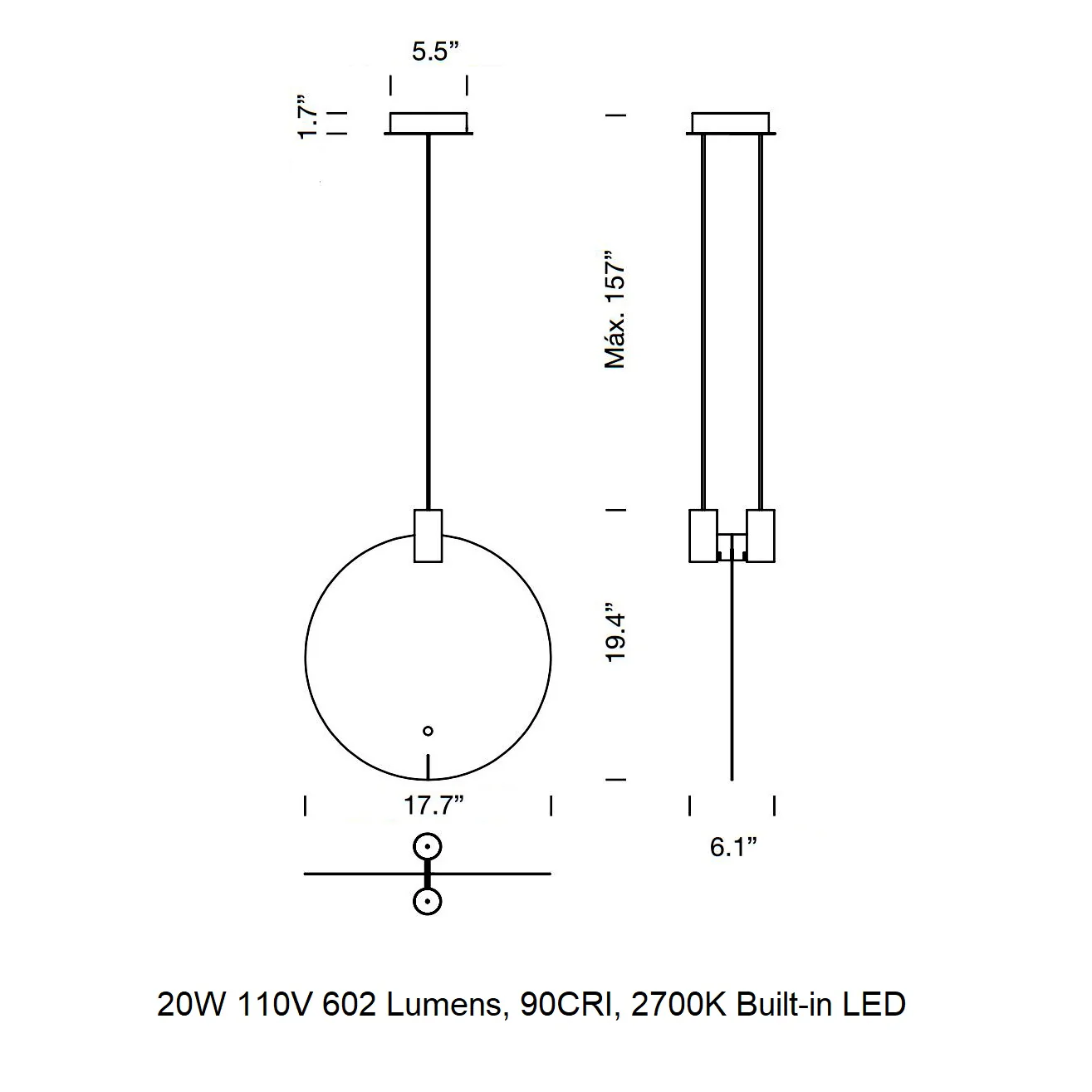 Bijou LED Pendant Light - Image 19
