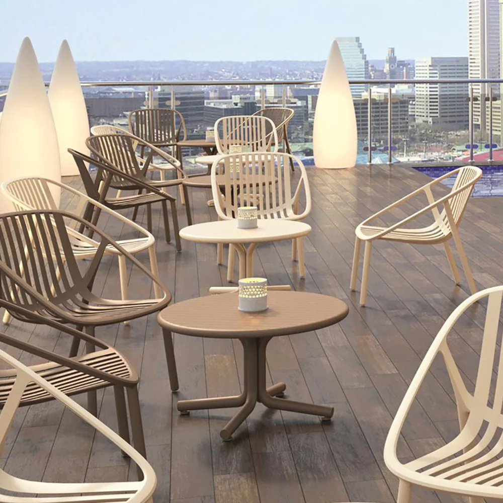 Bini Round Outdoor Coffee Table - Image 5