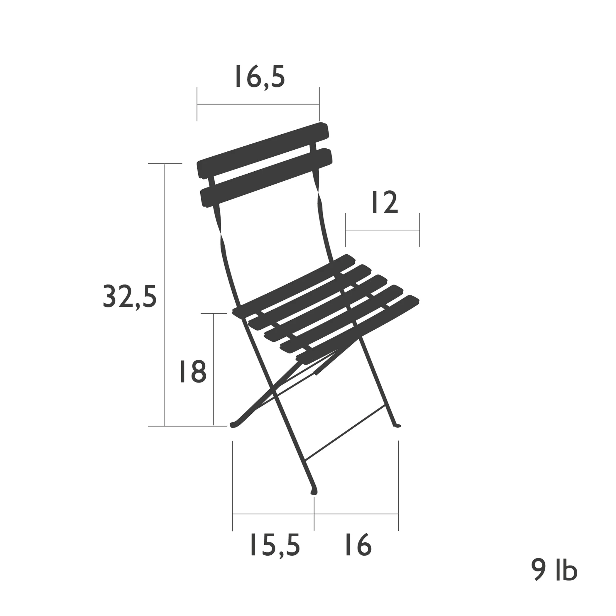 Bistro Chair & Round Folding Table Outdoor Mix-Match Set - Image 24