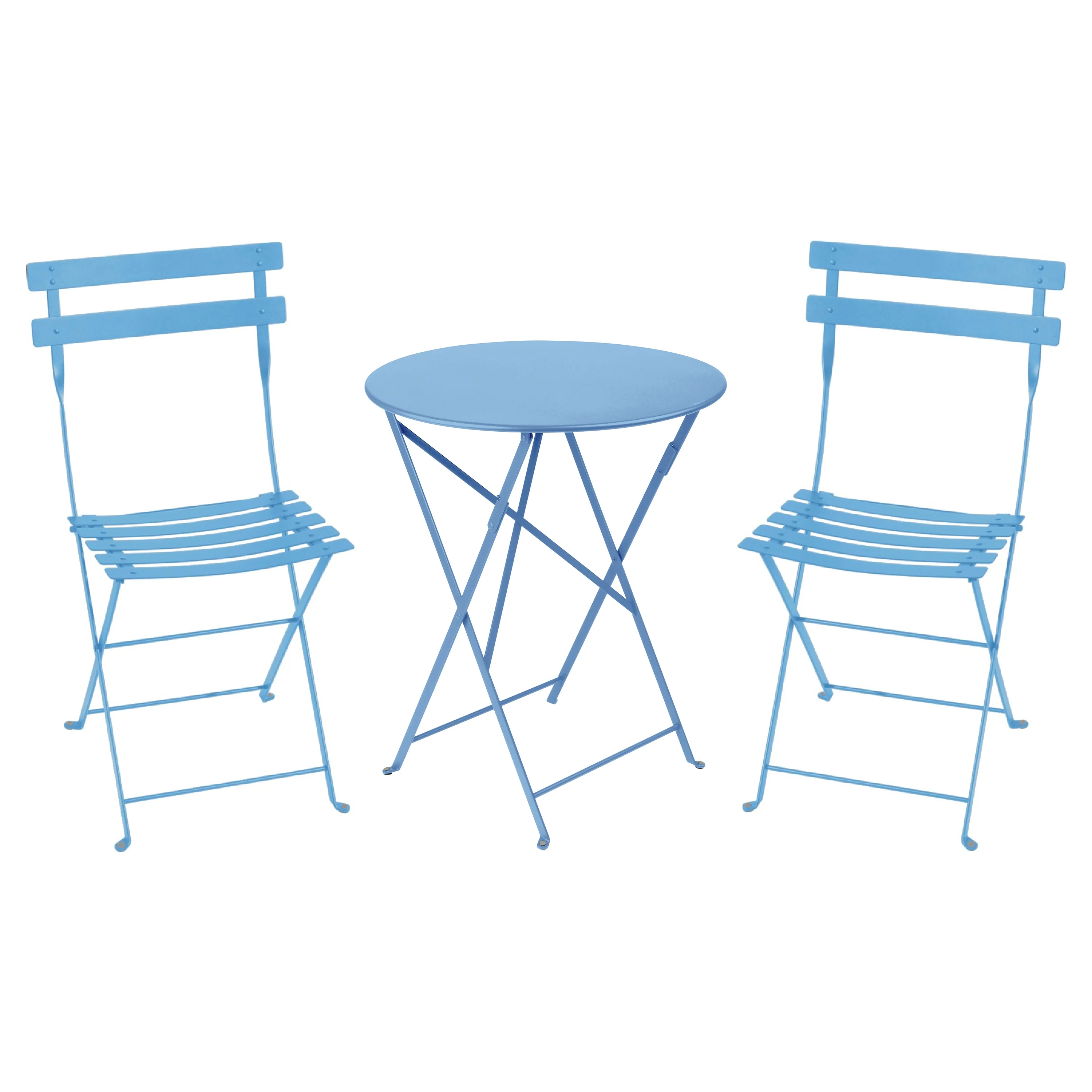 Bistro Outdoor Chair & Round Folding Outdoor Table Set - Image 32