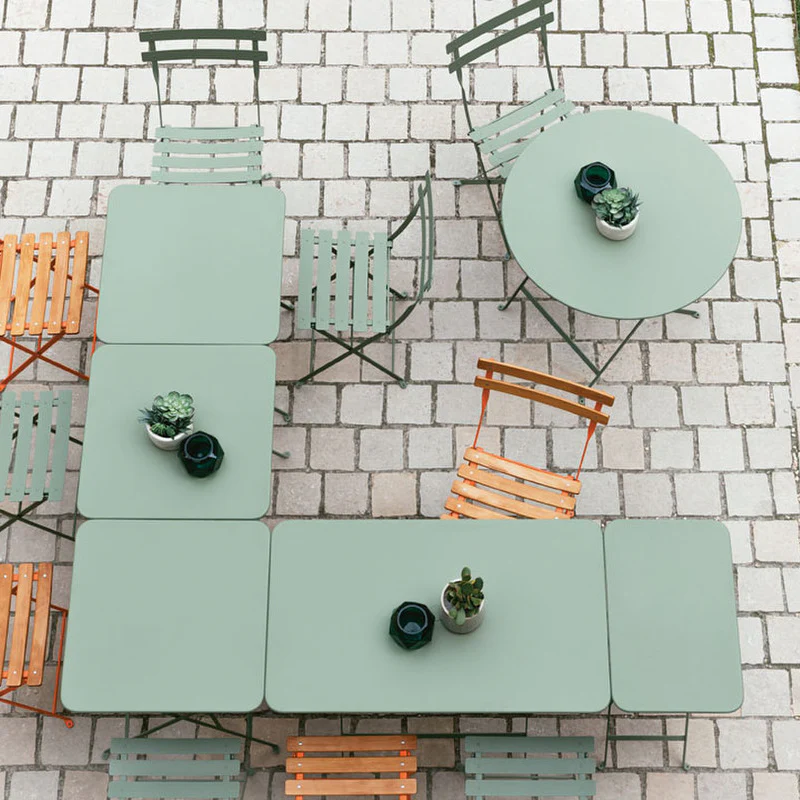 Bistro Square Folding Outdoor Table - Image 54