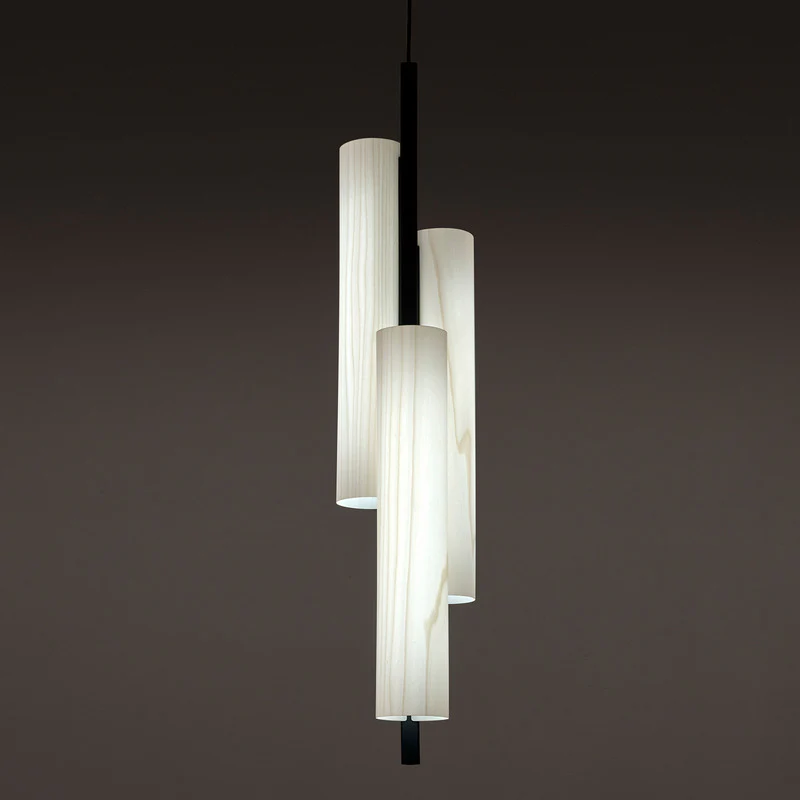 Black Note Triplet Pendant Light - Image 2