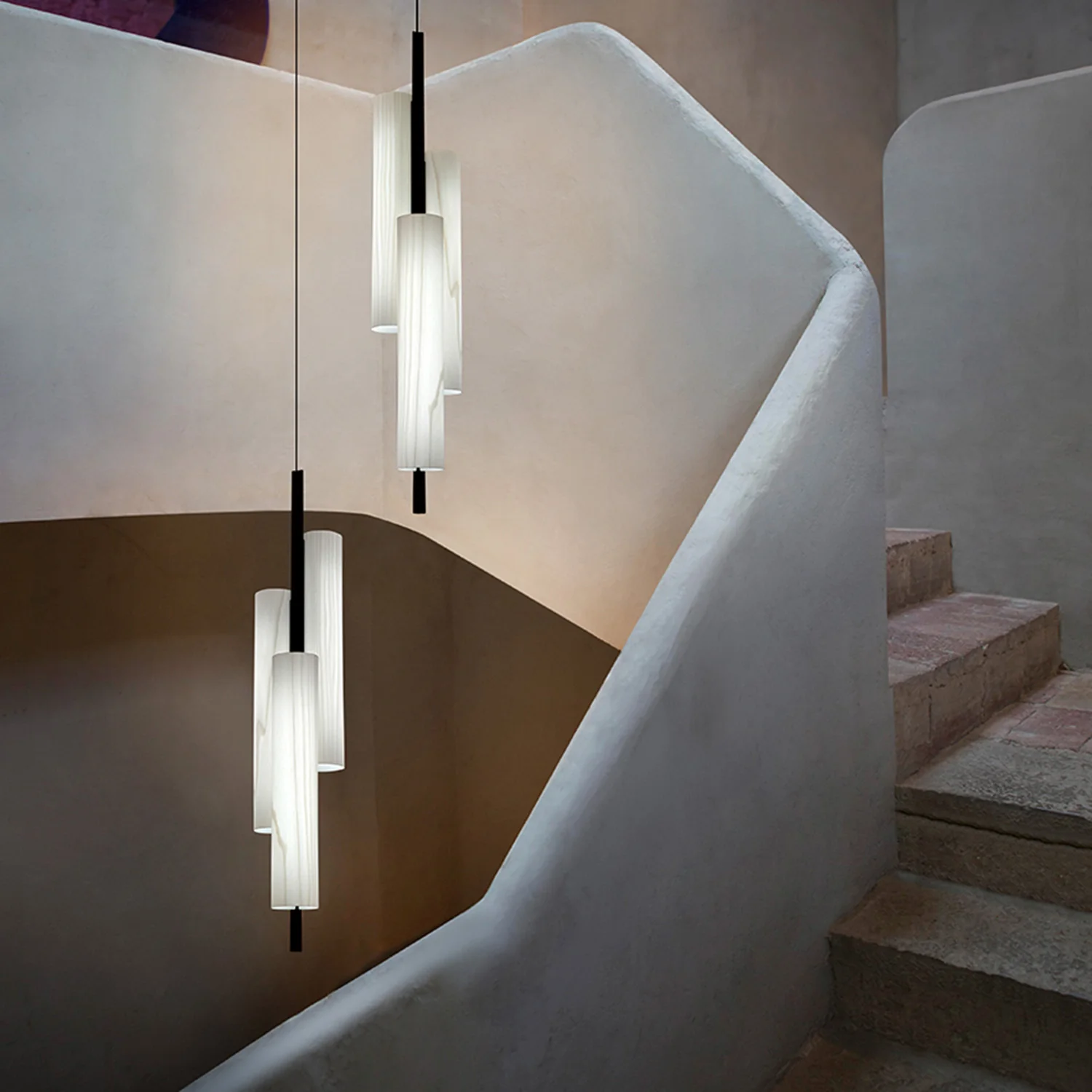 Black Note Triplet Pendant Light - Image 20