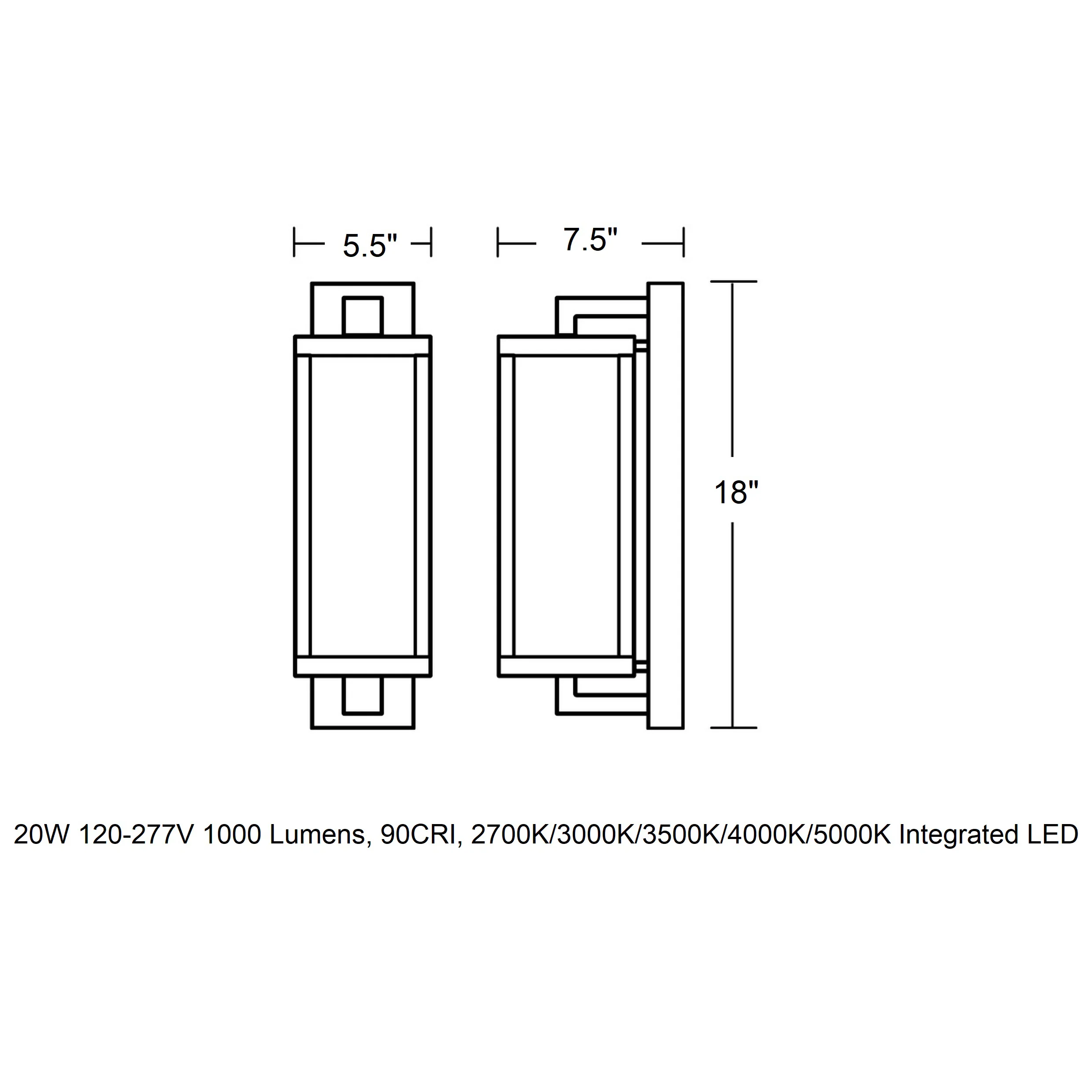 Blake LED Outdoor Wall Sconce - Image 10
