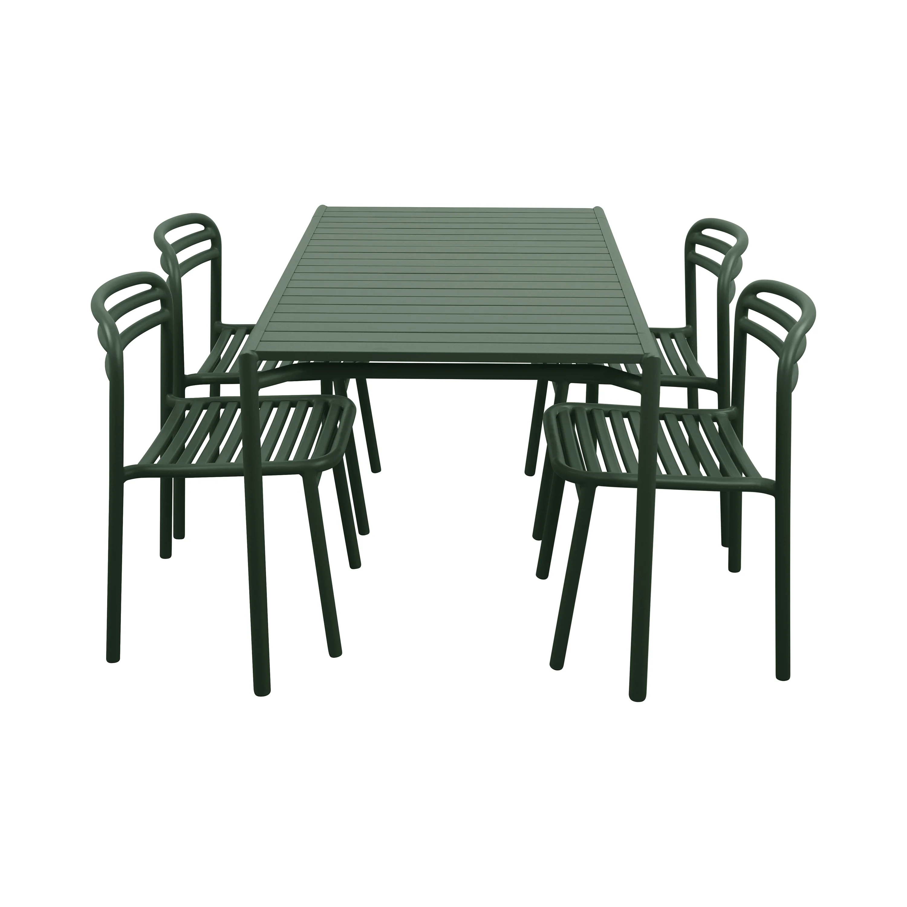 Bliss Outdoor Rectangular Dining Table Set - Image 2