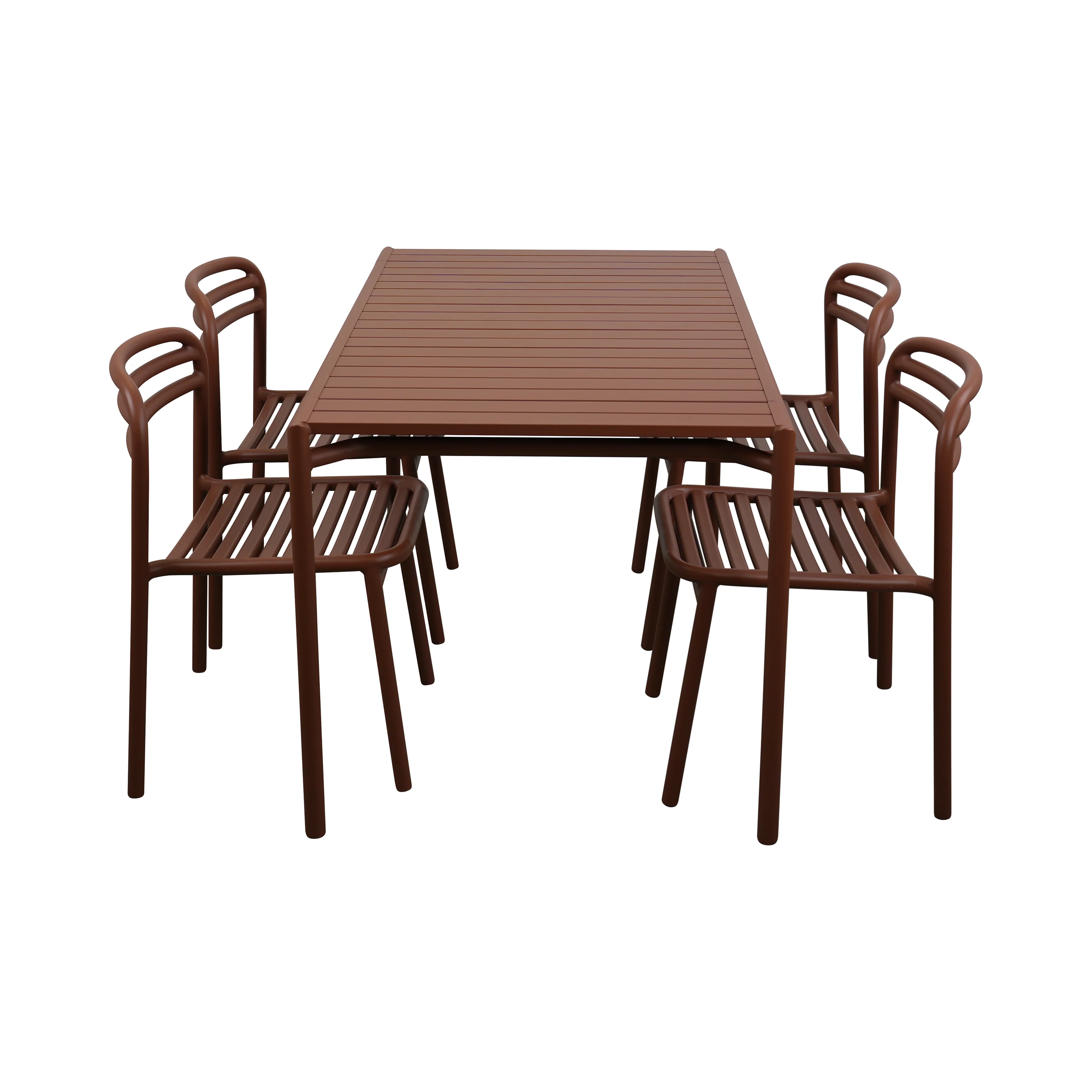 Bliss Outdoor Rectangular Dining Table Set - Image 3