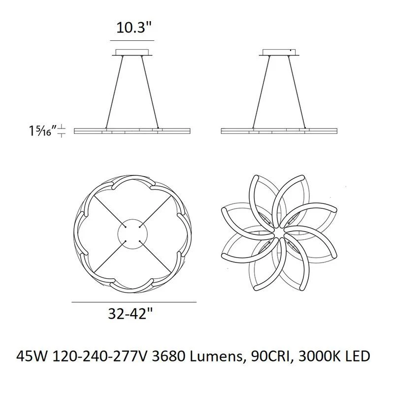 Bloom LED Chandelier - Image 10
