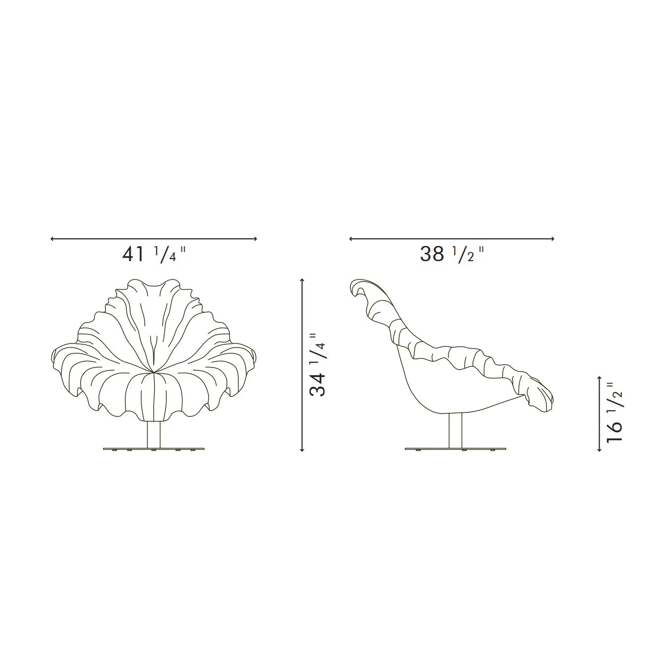 Bloom Swivel Easy Armchair - Image 8
