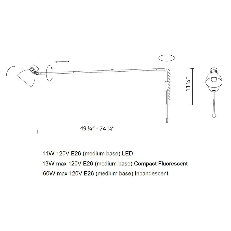 Blux System W125 Wall Light - Image 6
