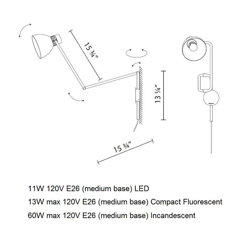 Blux System W40 Wall Light - Image 8