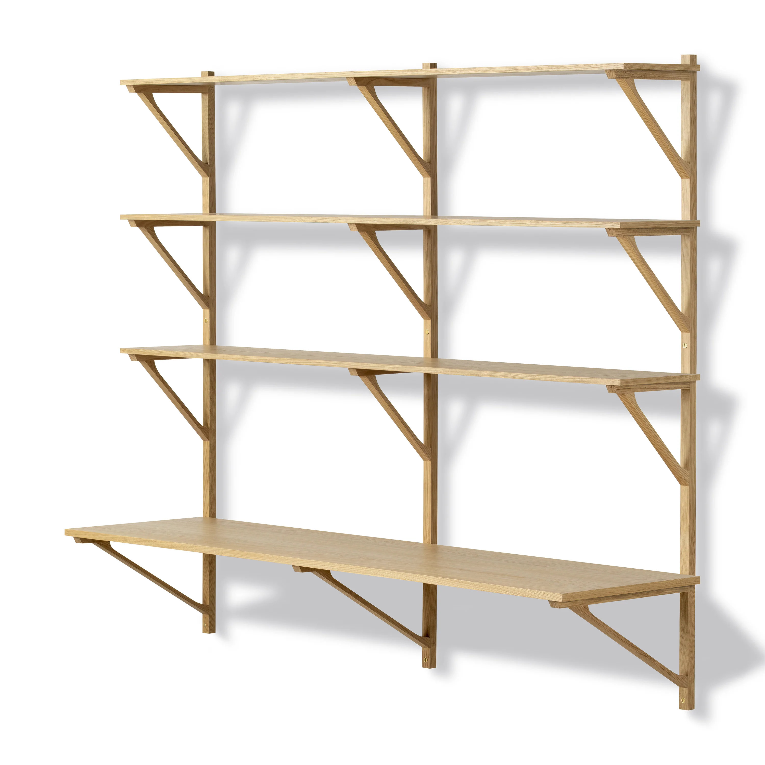 BM29 2-Wide Shelf with Desk - Image 3