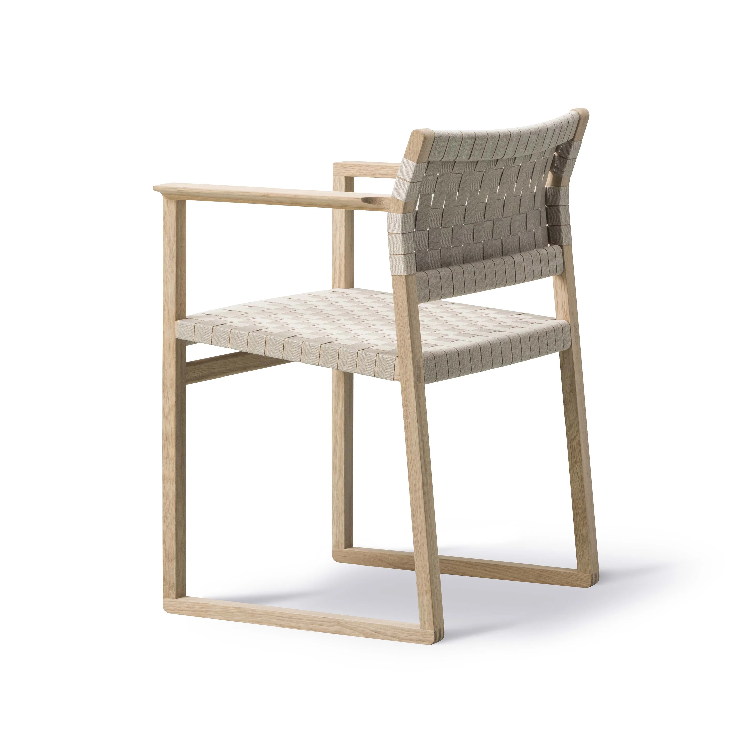 BM62 Linen Webbing Armchair - Image 8