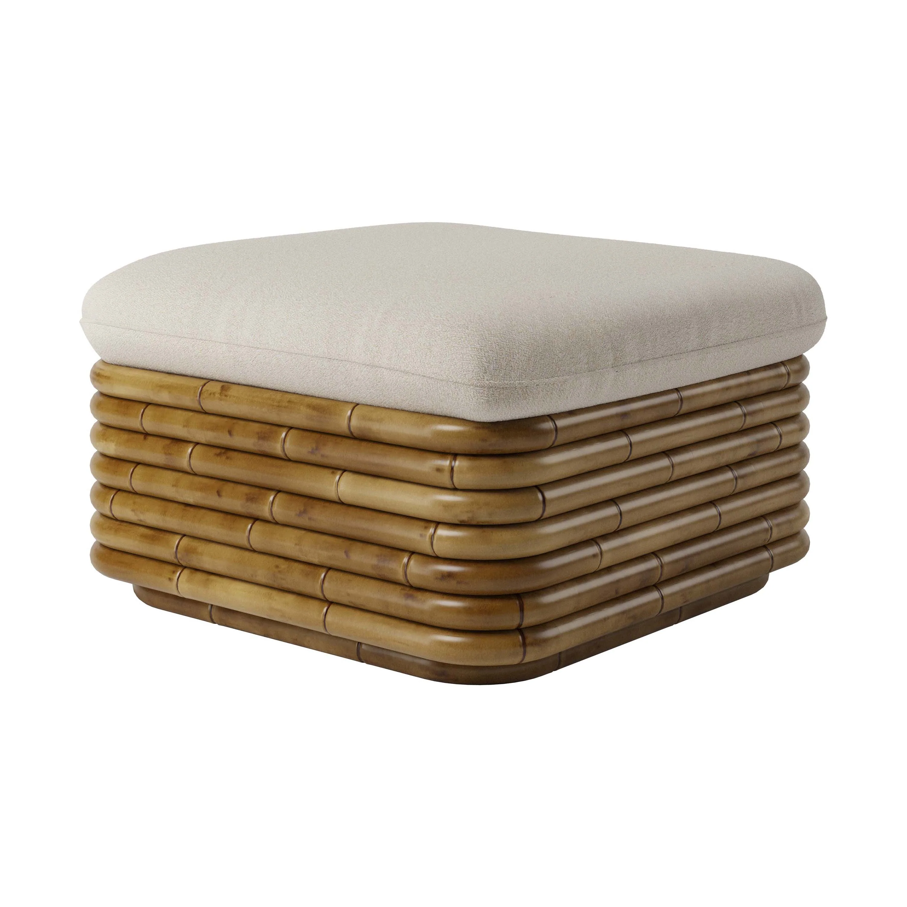 Bohemian 72 Outdoor Ottoman - Image 5