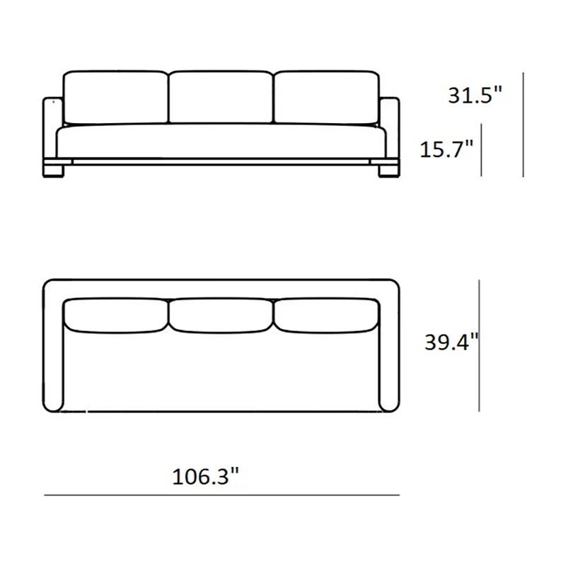 Bold 3-Seater Sofa - Image 5