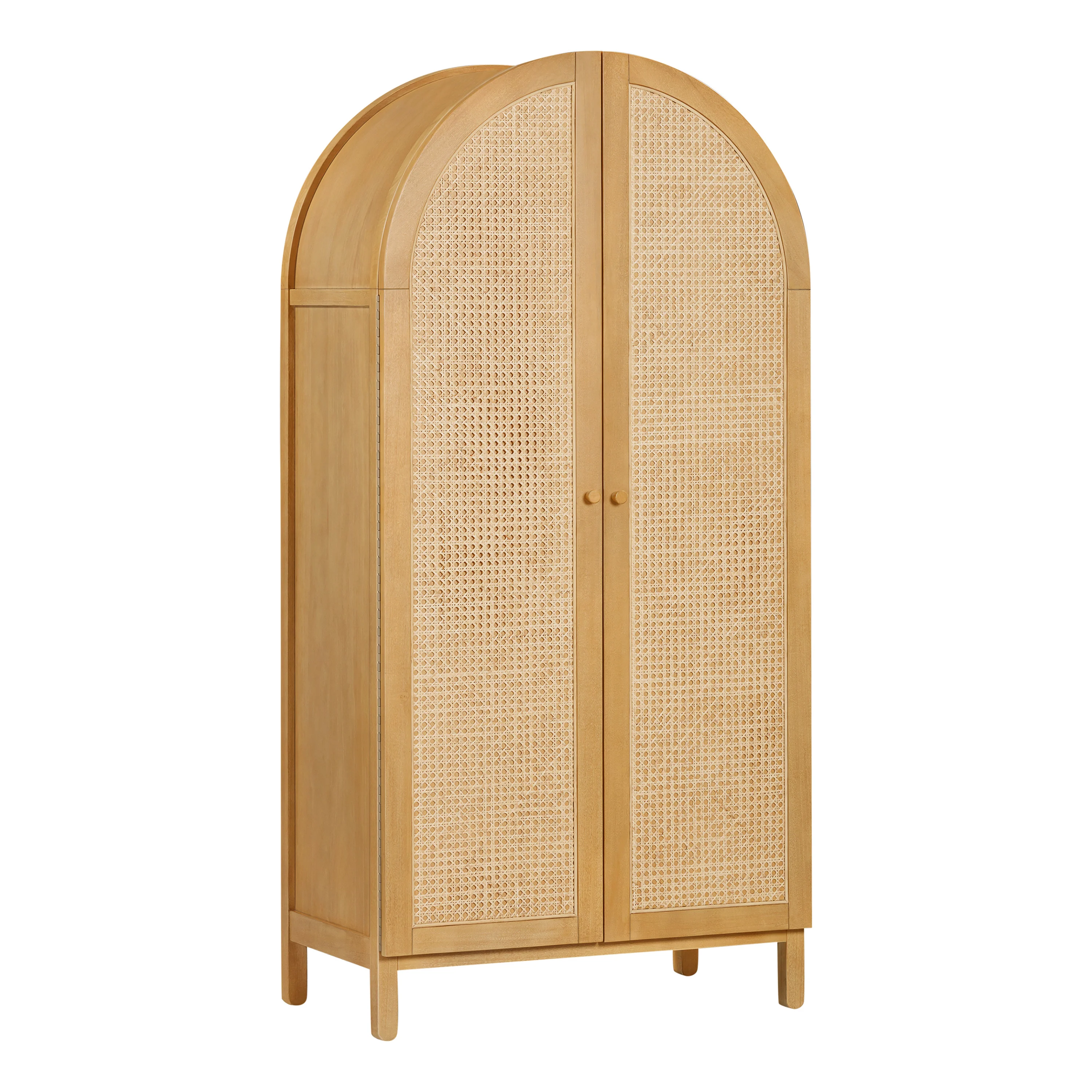 Bondi Cane Assembled Armoire - Image 3