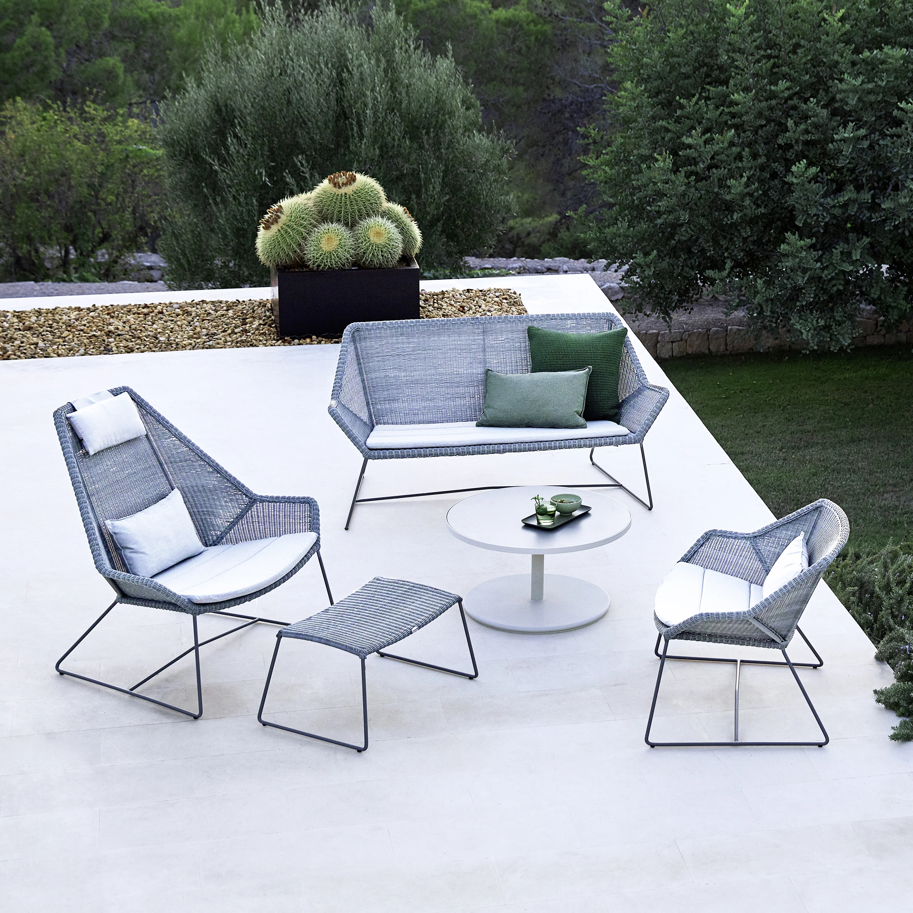Breeze Outdoor Footstool - Image 6