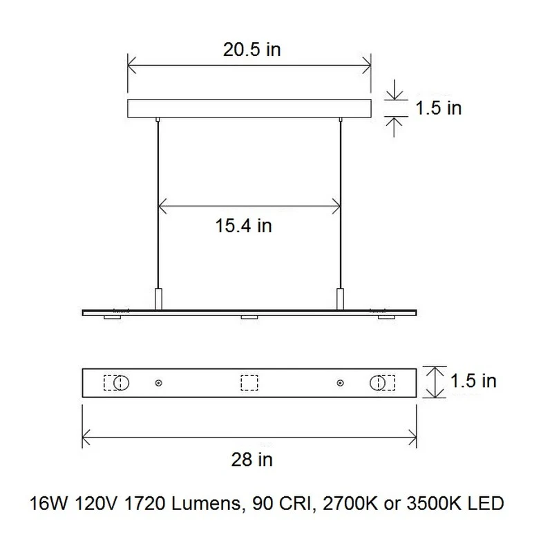 Brevis Linear Pendant Light - Image 24